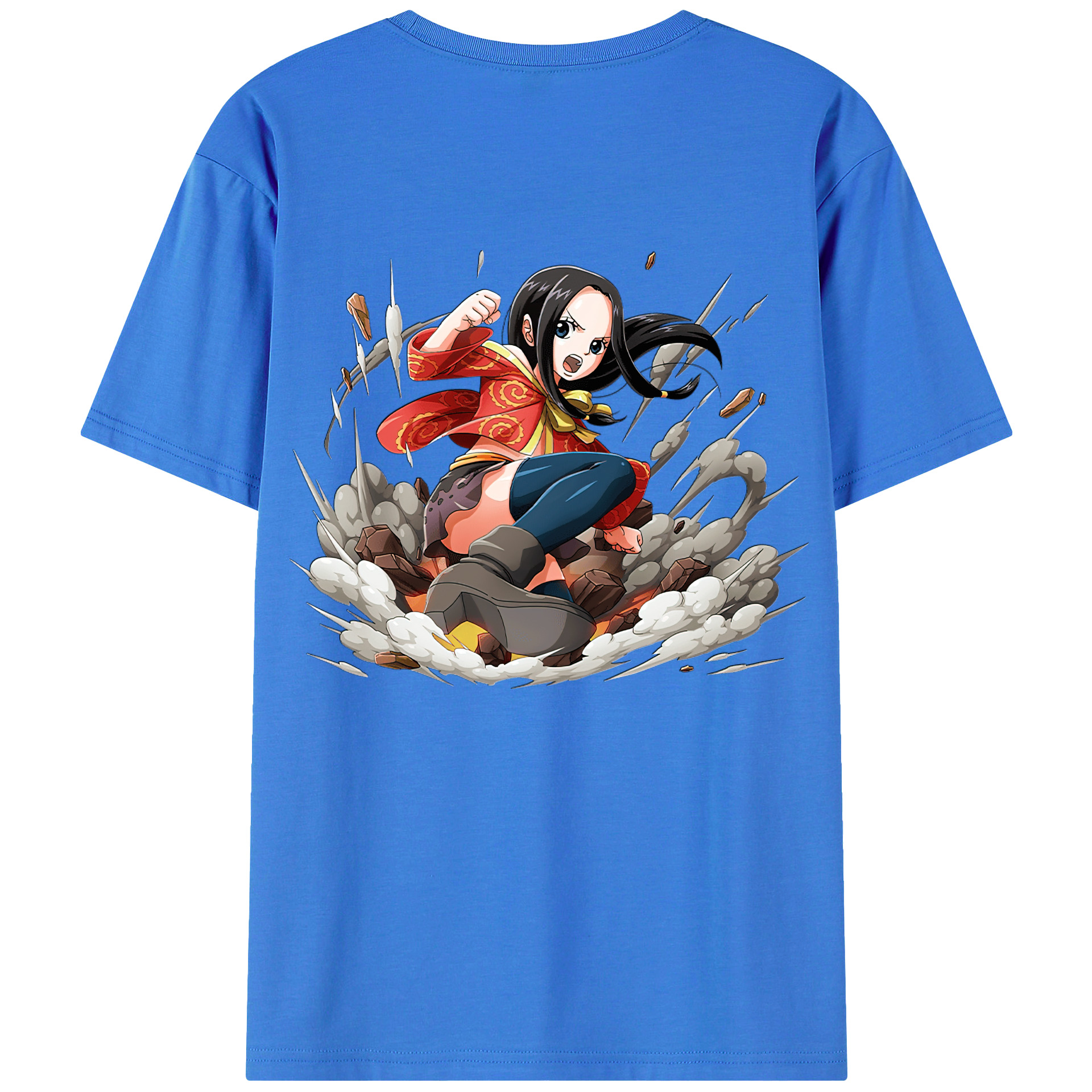 ワンピース ボア・ハンコック ONE PIECE Boa·Hancock 綿100％半袖Tシャツ（背面プリント）