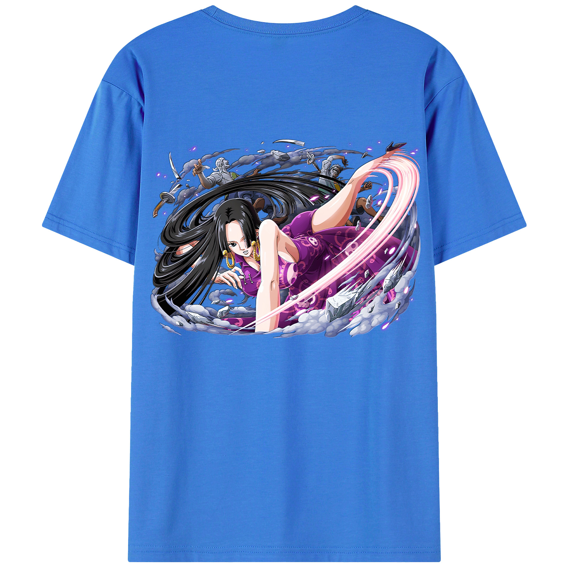 ワンピース ボア・ハンコック ONE PIECE Boa·Hancock 綿100％半袖Tシャツ（背面プリント）