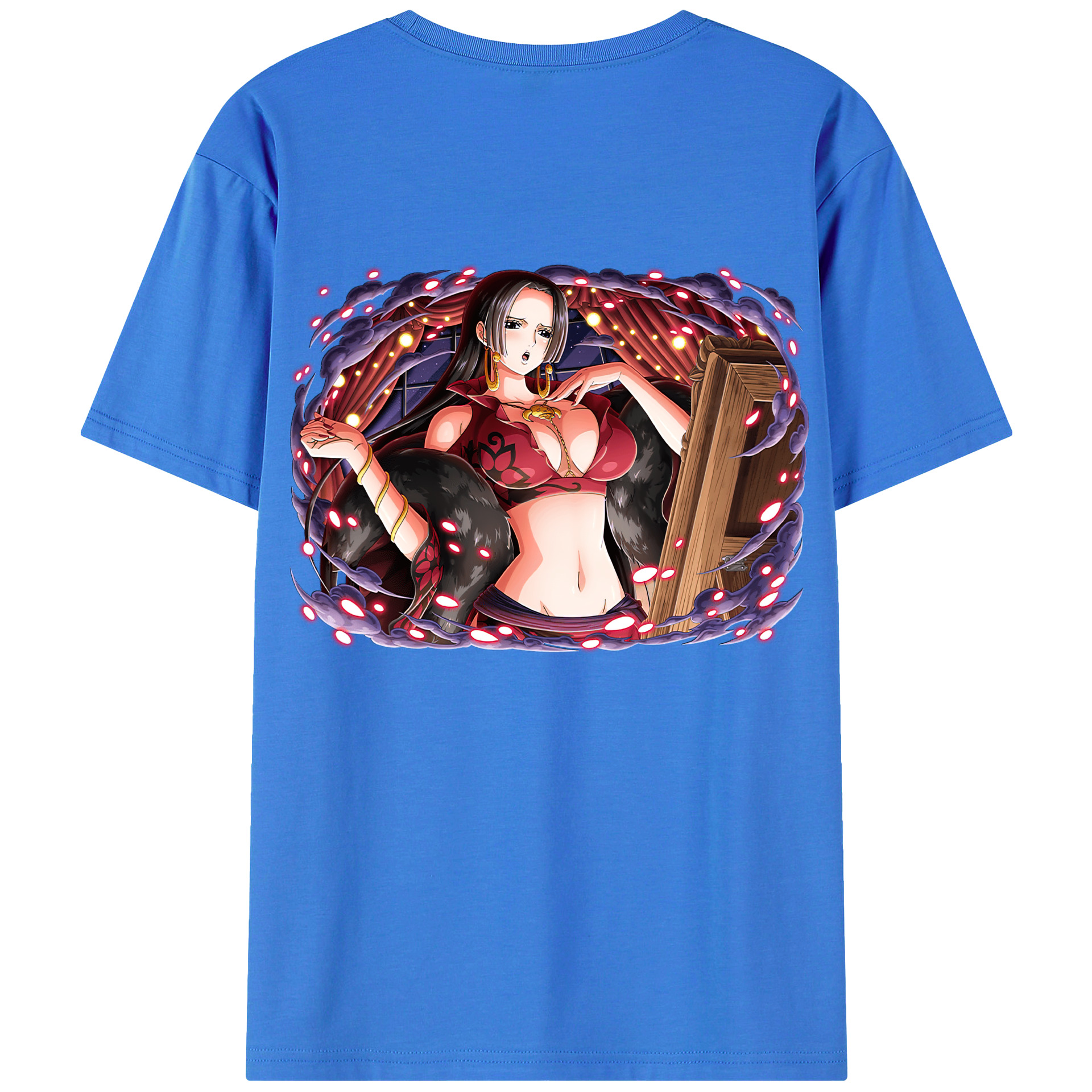 ワンピース ボア・ハンコック ONE PIECE Boa·Hancock 綿100％半袖Tシャツ（背面プリント）