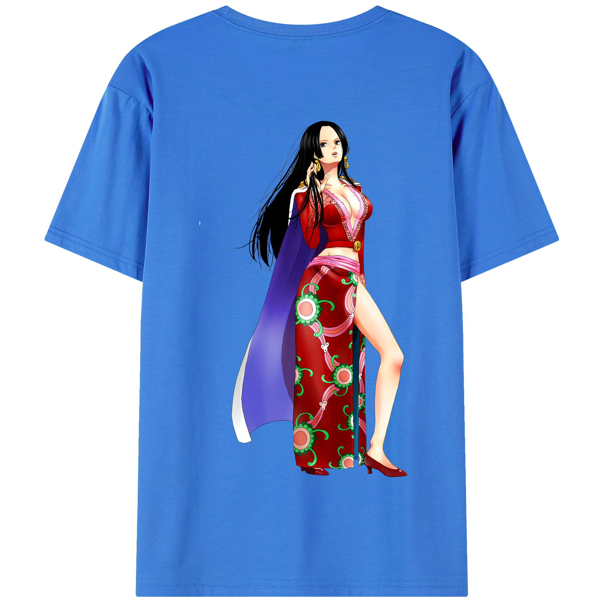 ワンピース ボア・ハンコック ONE PIECE Boa·Hancock 綿100％半袖Tシャツ（背面プリント）