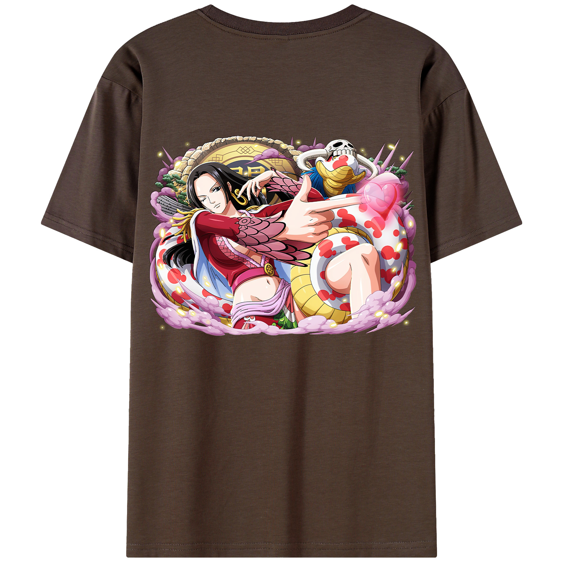 ワンピース ボア・ハンコック ONE PIECE Boa·Hancock 綿100％半袖Tシャツ（背面プリント）