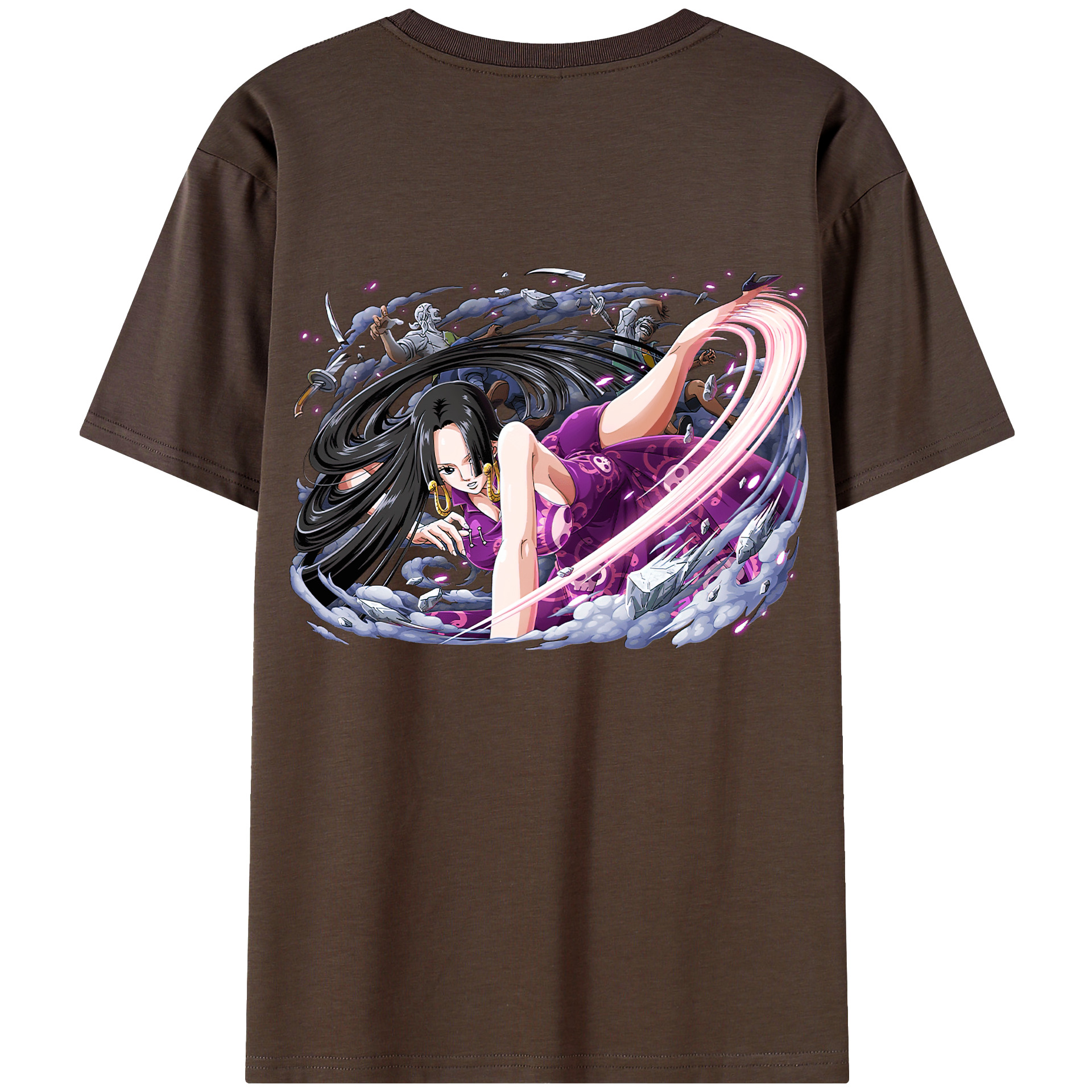 ワンピース ボア・ハンコック ONE PIECE Boa·Hancock 綿100％半袖Tシャツ（背面プリント）