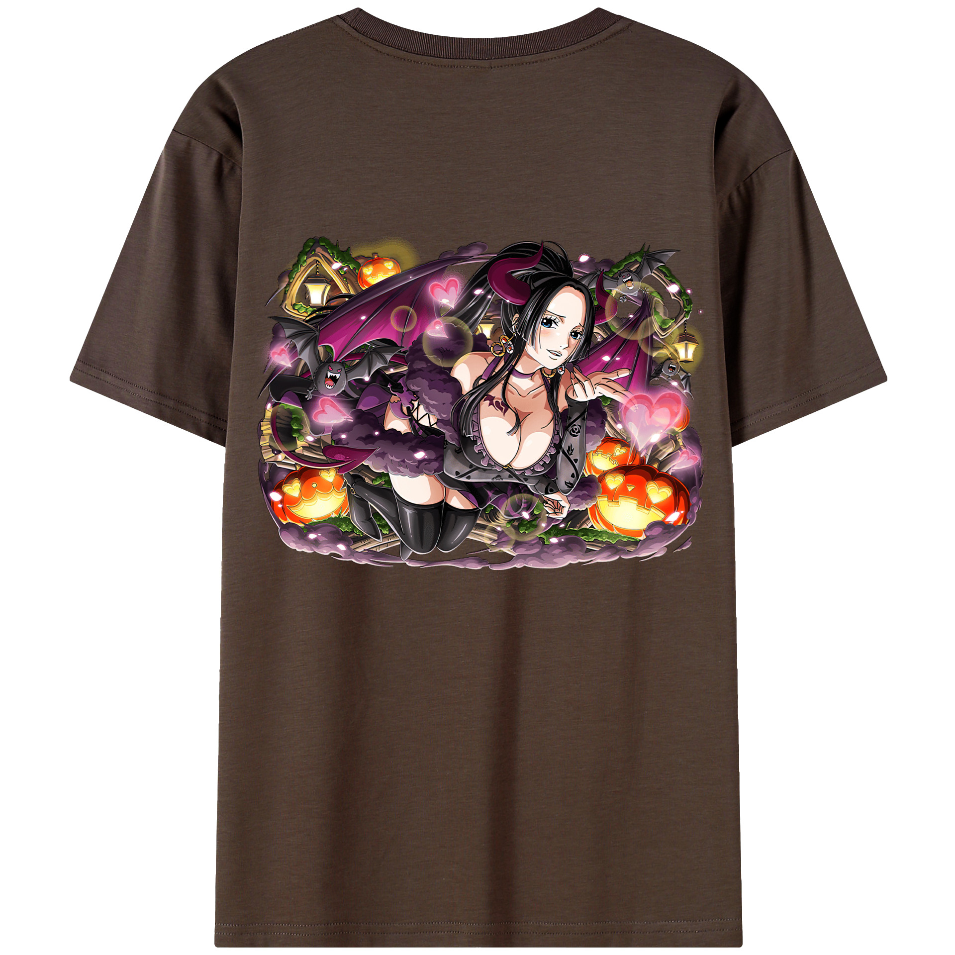 ワンピース ボア・ハンコック ONE PIECE Boa·Hancock 綿100％半袖Tシャツ（背面プリント）