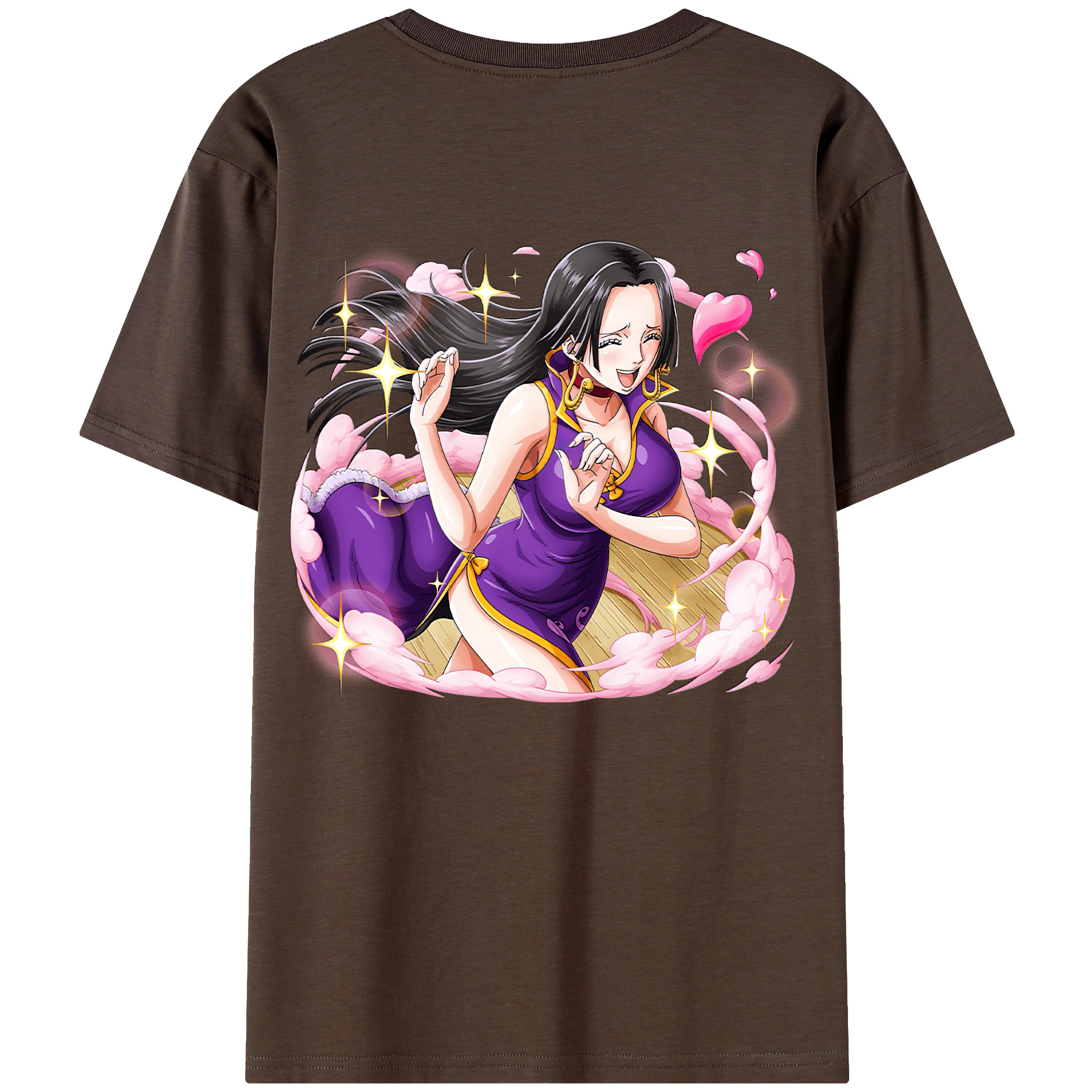 ワンピース ボア・ハンコック ONE PIECE Boa·Hancock 綿100％半袖Tシャツ（背面プリント）