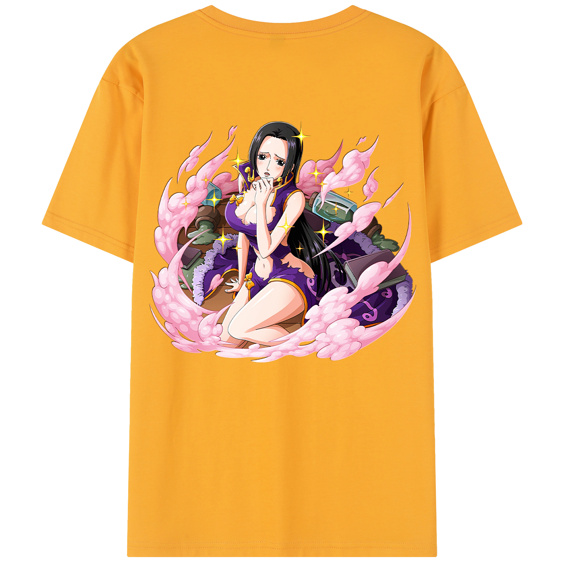 ワンピース ボア・ハンコック ONE PIECE Boa·Hancock 綿100％半袖Tシャツ（背面プリント）