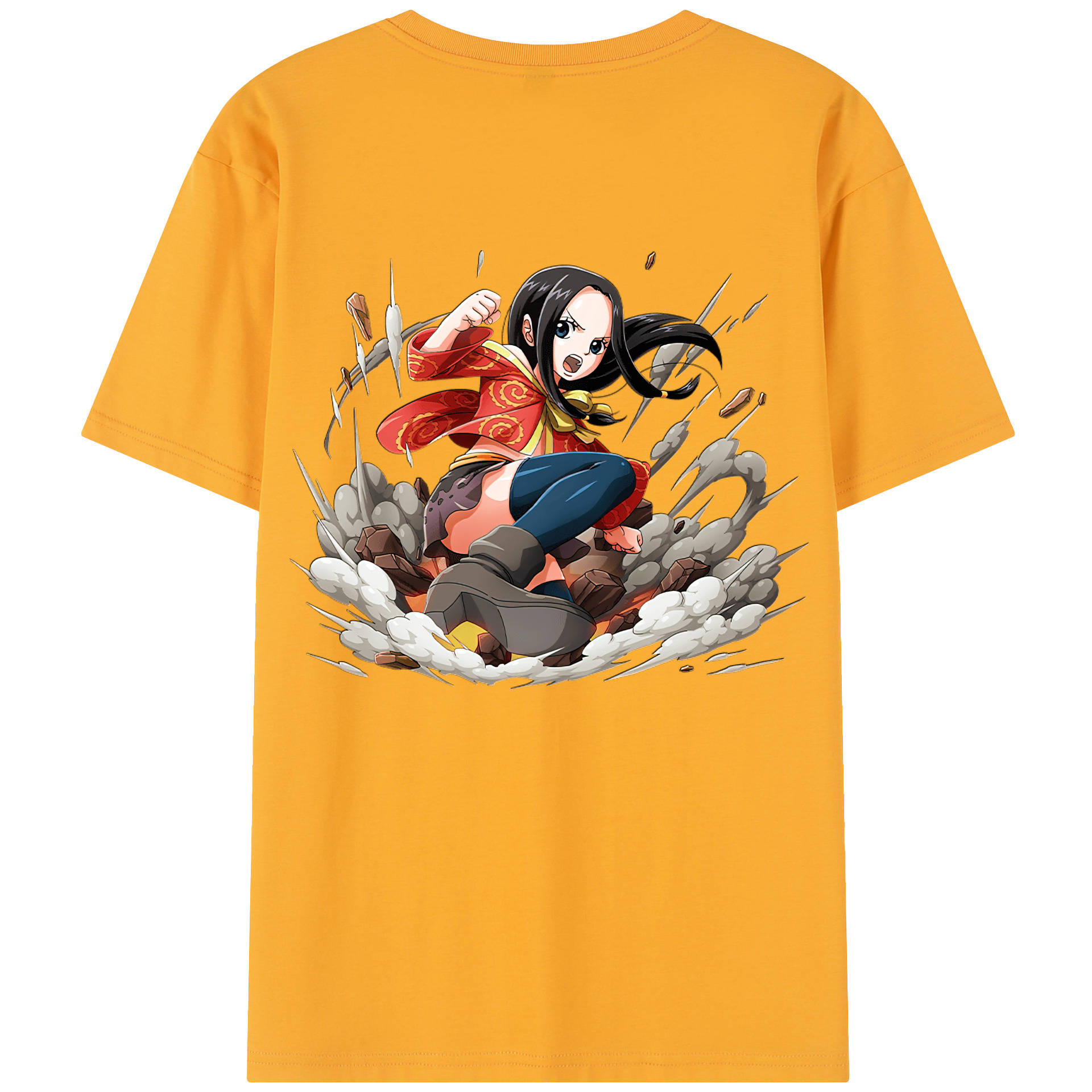 ワンピース ボア・ハンコック ONE PIECE Boa·Hancock 綿100％半袖Tシャツ（背面プリント）