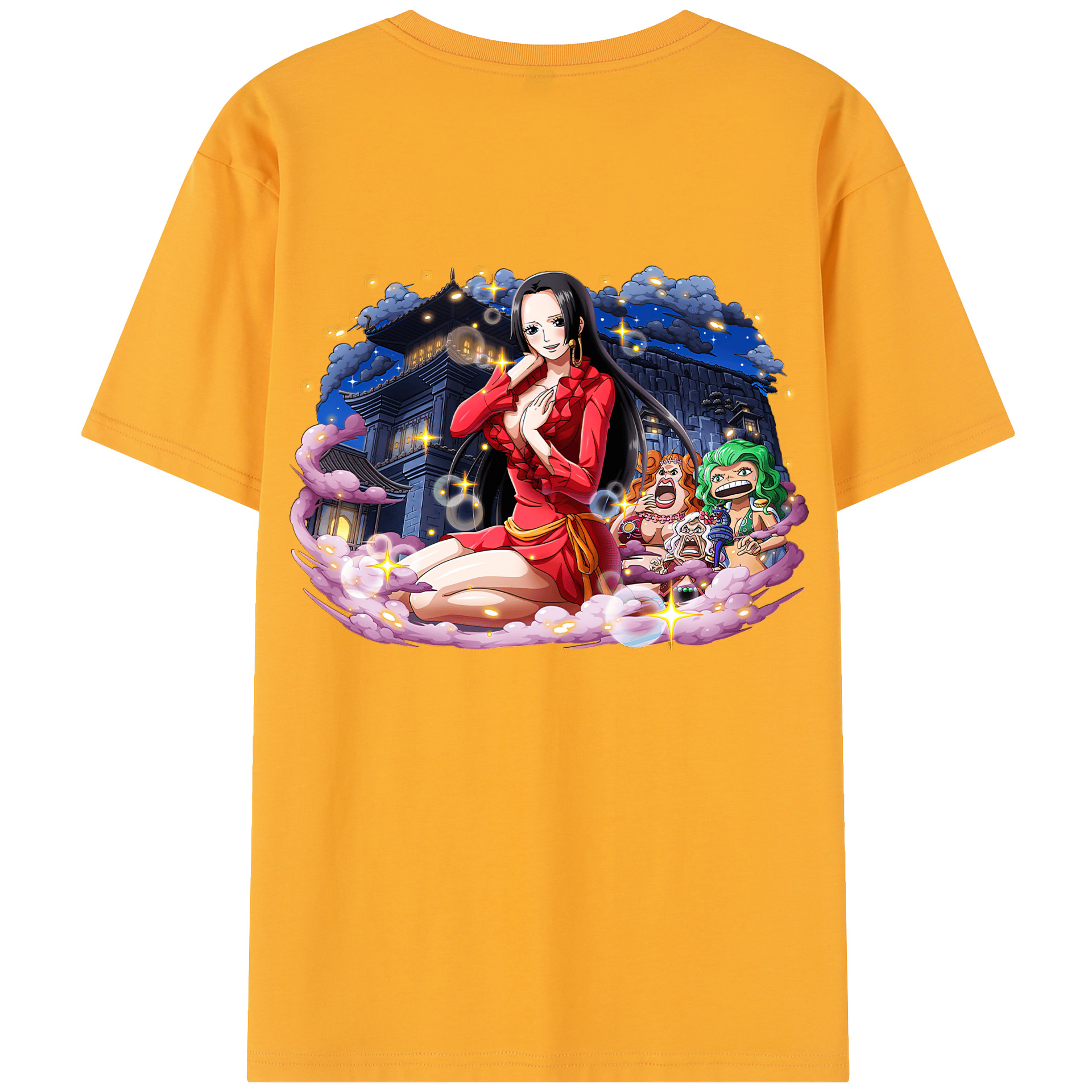 ワンピース ボア・ハンコック ONE PIECE Boa·Hancock 綿100％半袖Tシャツ（背面プリント）