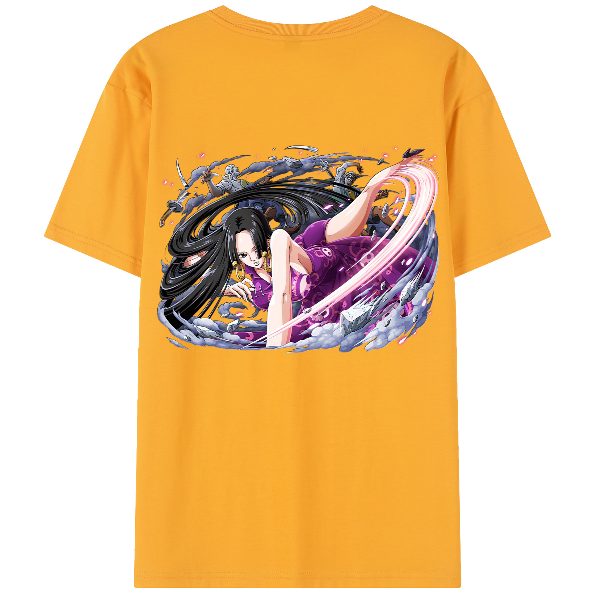 ワンピース ボア・ハンコック ONE PIECE Boa·Hancock 綿100％半袖Tシャツ（背面プリント）
