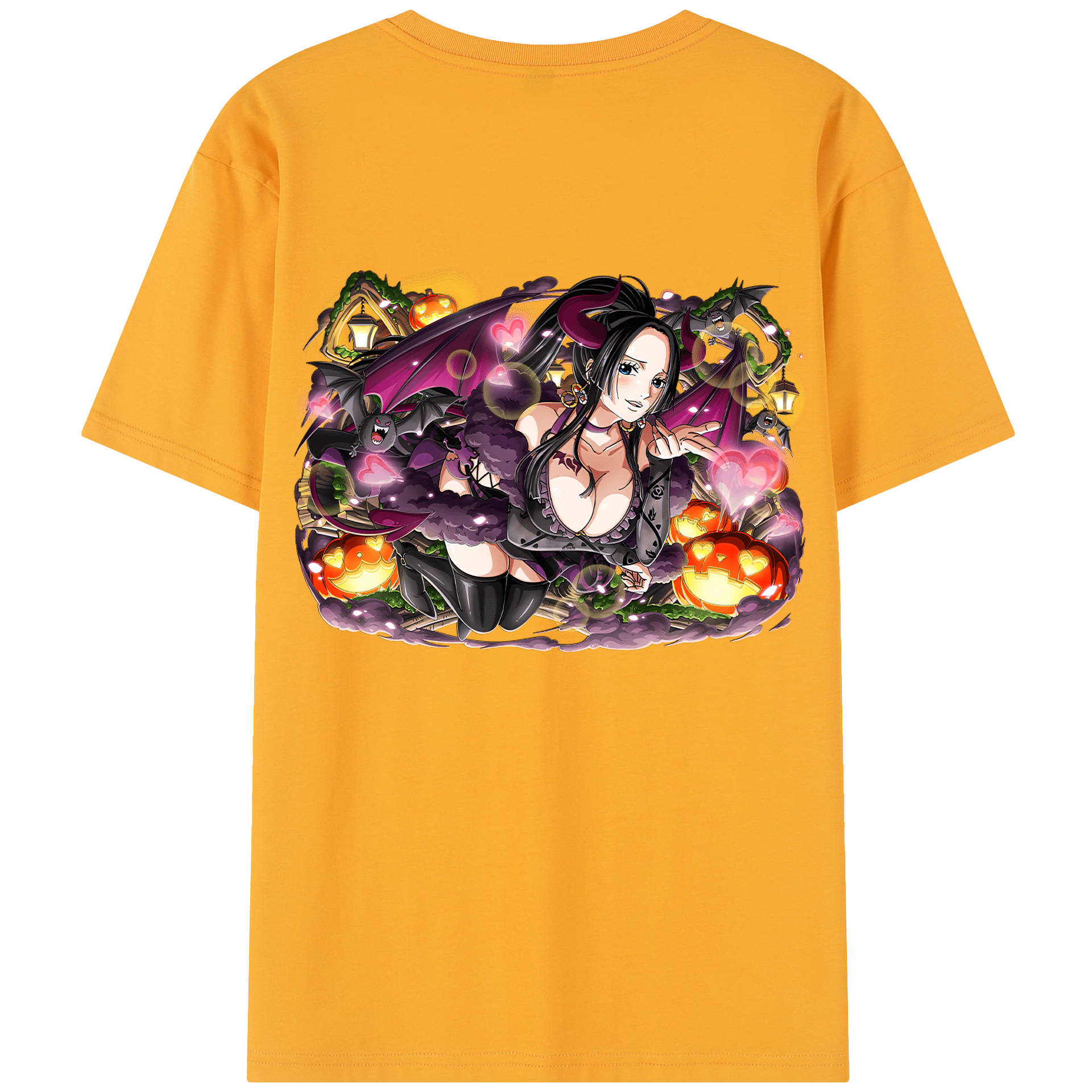 ワンピース ボア・ハンコック ONE PIECE Boa·Hancock 綿100％半袖Tシャツ（背面プリント）