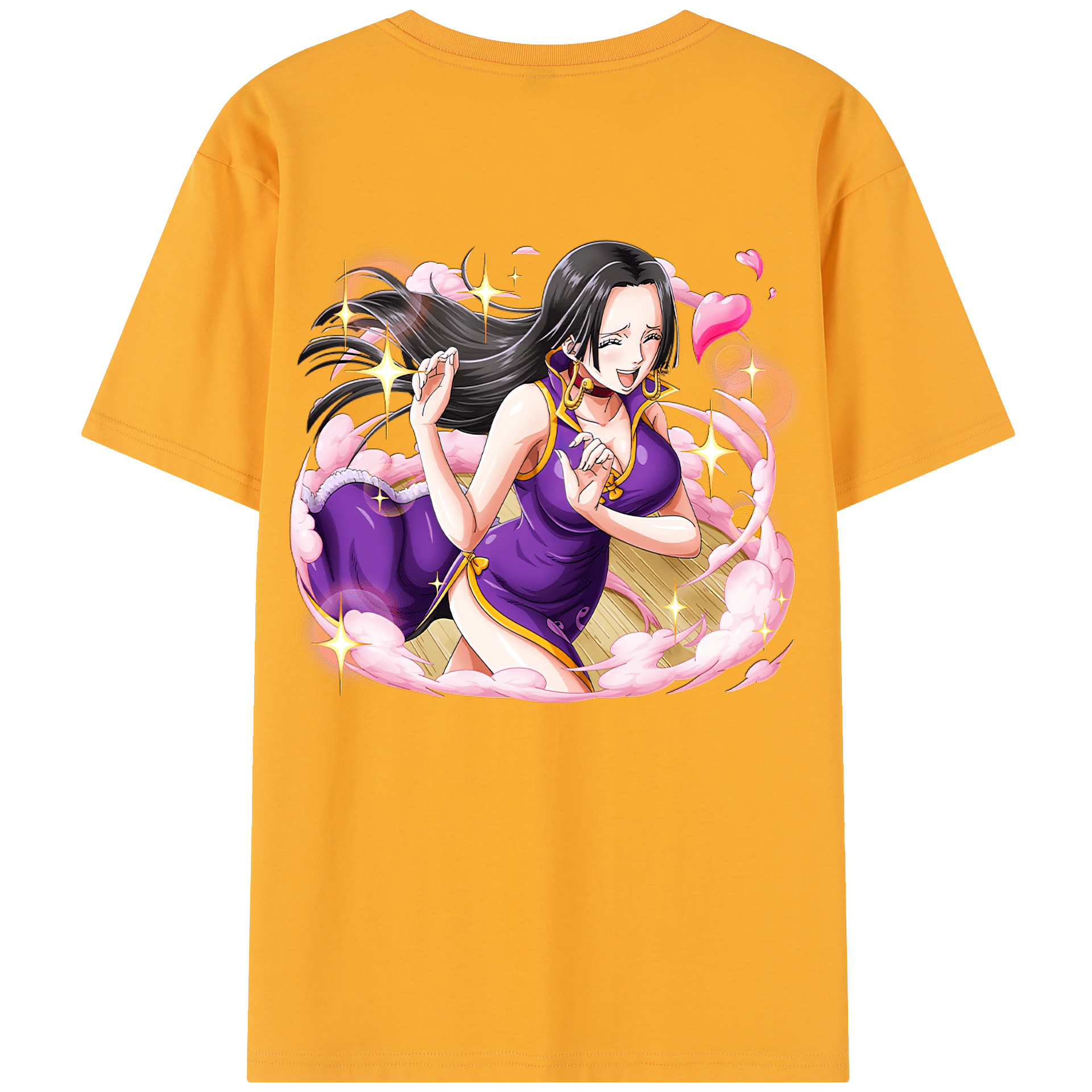 ワンピース ボア・ハンコック ONE PIECE Boa·Hancock 綿100％半袖Tシャツ（背面プリント）
