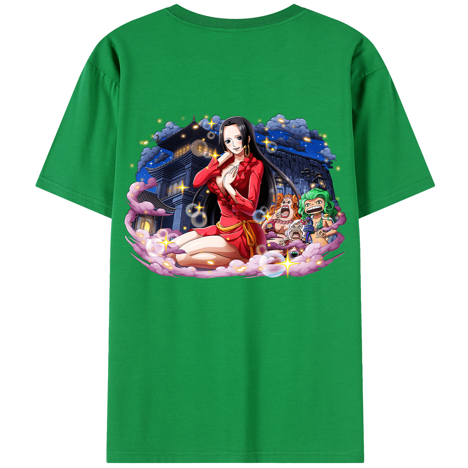 ワンピース ボア・ハンコック ONE PIECE Boa·Hancock 綿100％半袖Tシャツ（背面プリント）