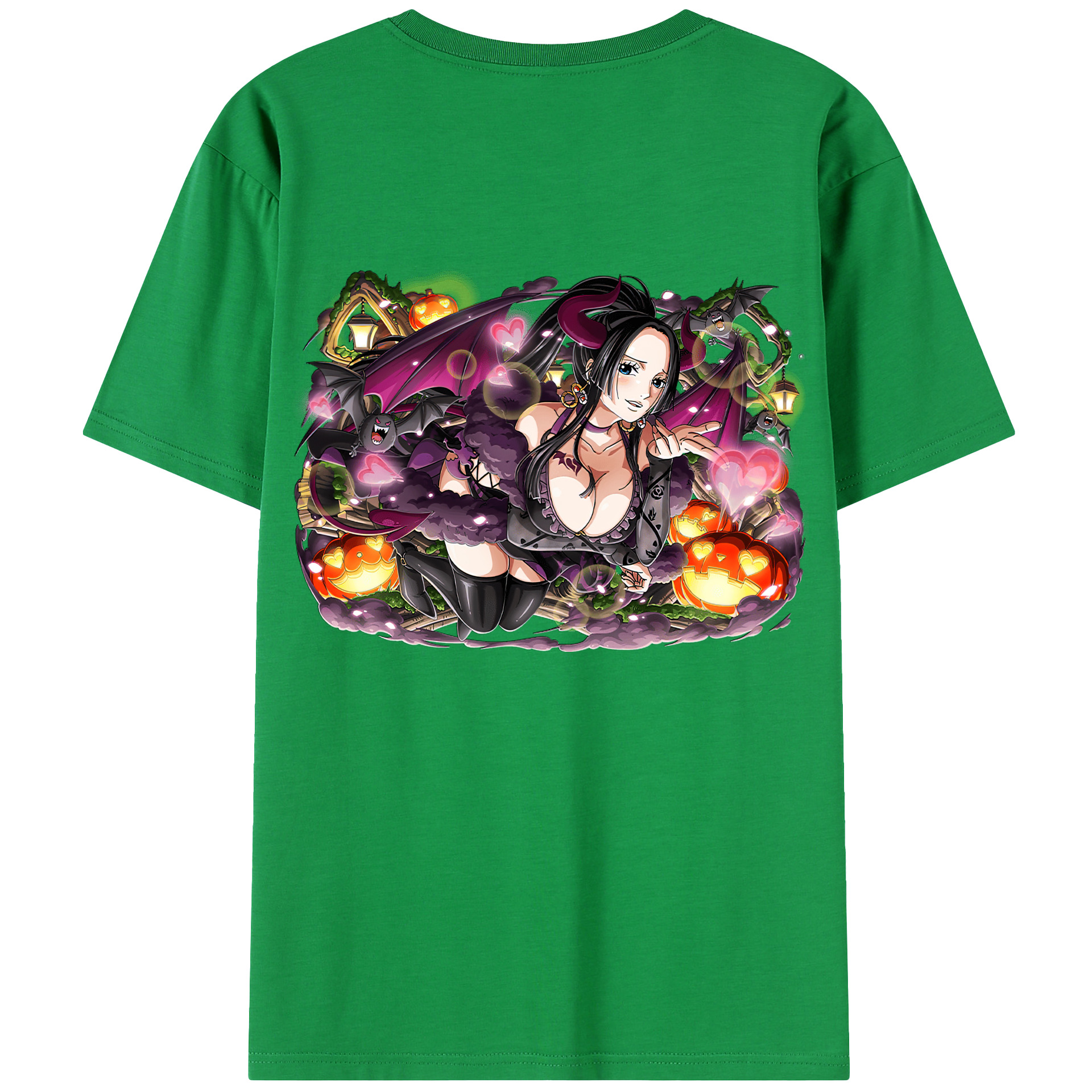 ワンピース ボア・ハンコック ONE PIECE Boa·Hancock 綿100％半袖Tシャツ（背面プリント）