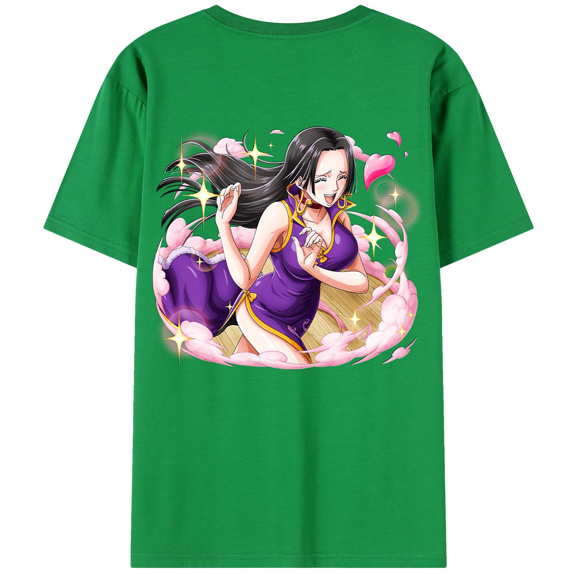 ワンピース ボア・ハンコック ONE PIECE Boa·Hancock 綿100％半袖Tシャツ（背面プリント）