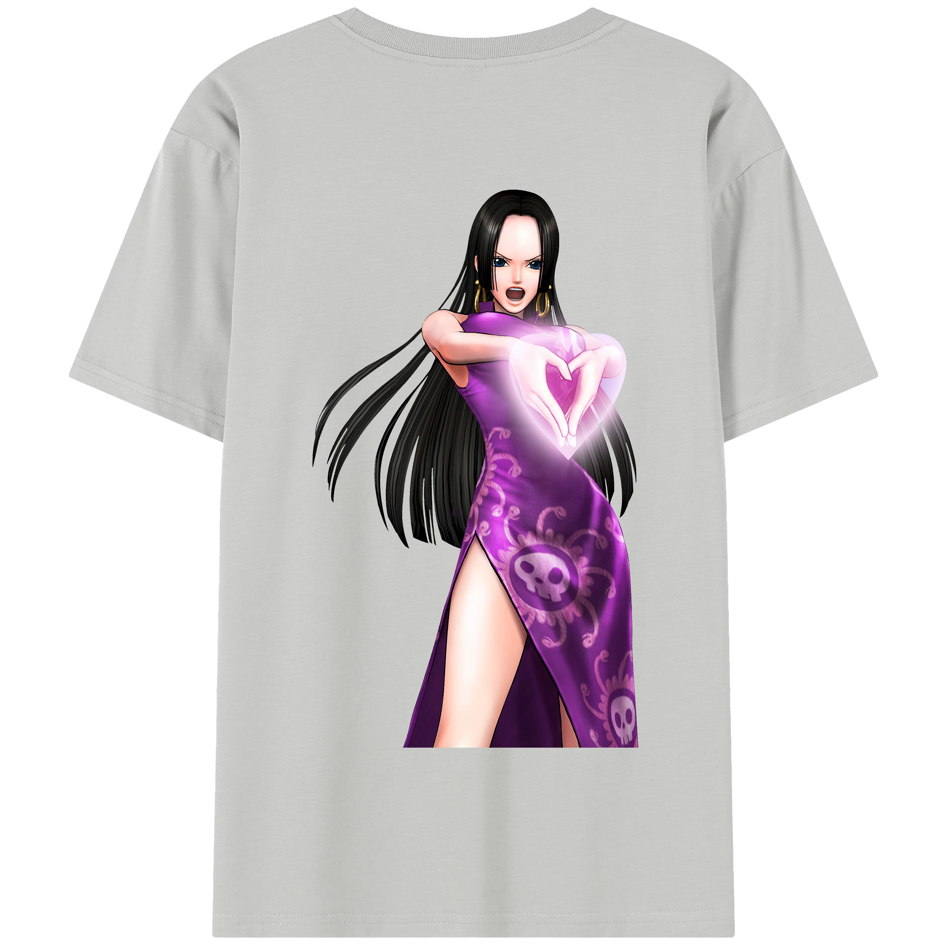 ワンピース ボア・ハンコック ONE PIECE Boa·Hancock 綿100％半袖Tシャツ（背面プリント）