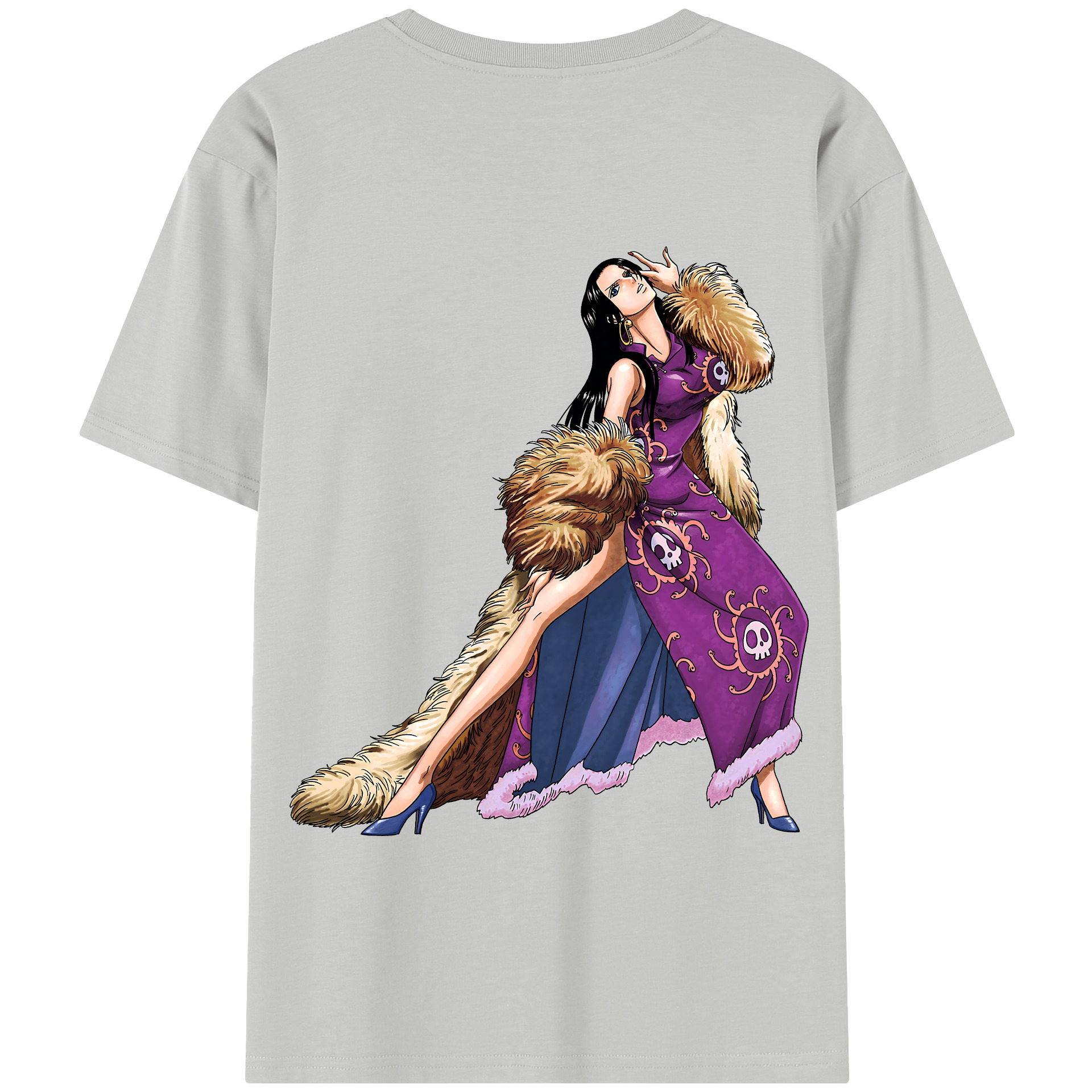ワンピース ボア・ハンコック ONE PIECE Boa·Hancock 綿100％半袖Tシャツ（背面プリント）