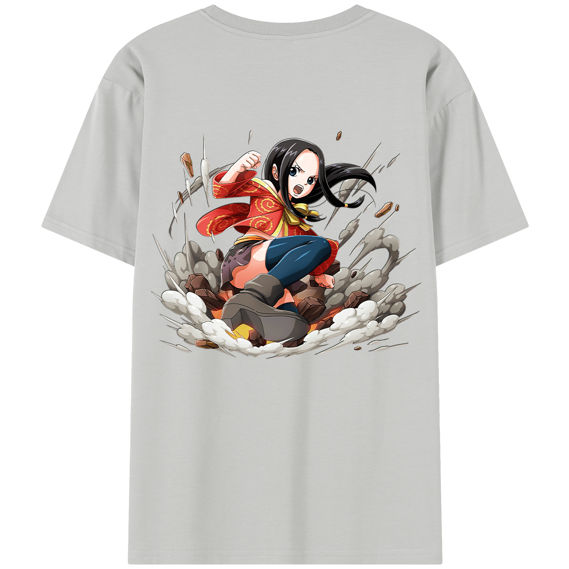 ワンピース ボア・ハンコック ONE PIECE Boa·Hancock 綿100％半袖Tシャツ（背面プリント）