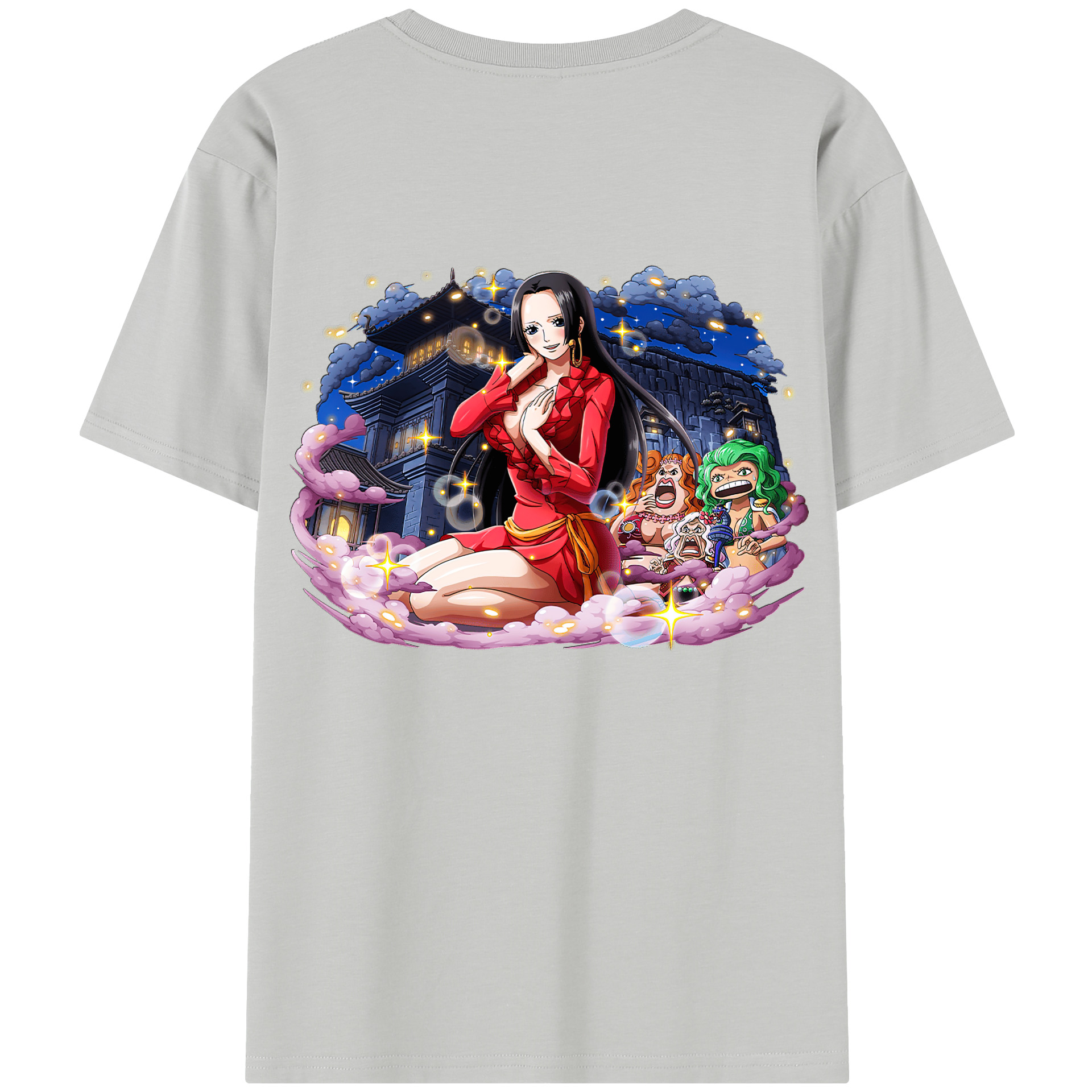 ワンピース ボア・ハンコック ONE PIECE Boa·Hancock 綿100％半袖Tシャツ（背面プリント）