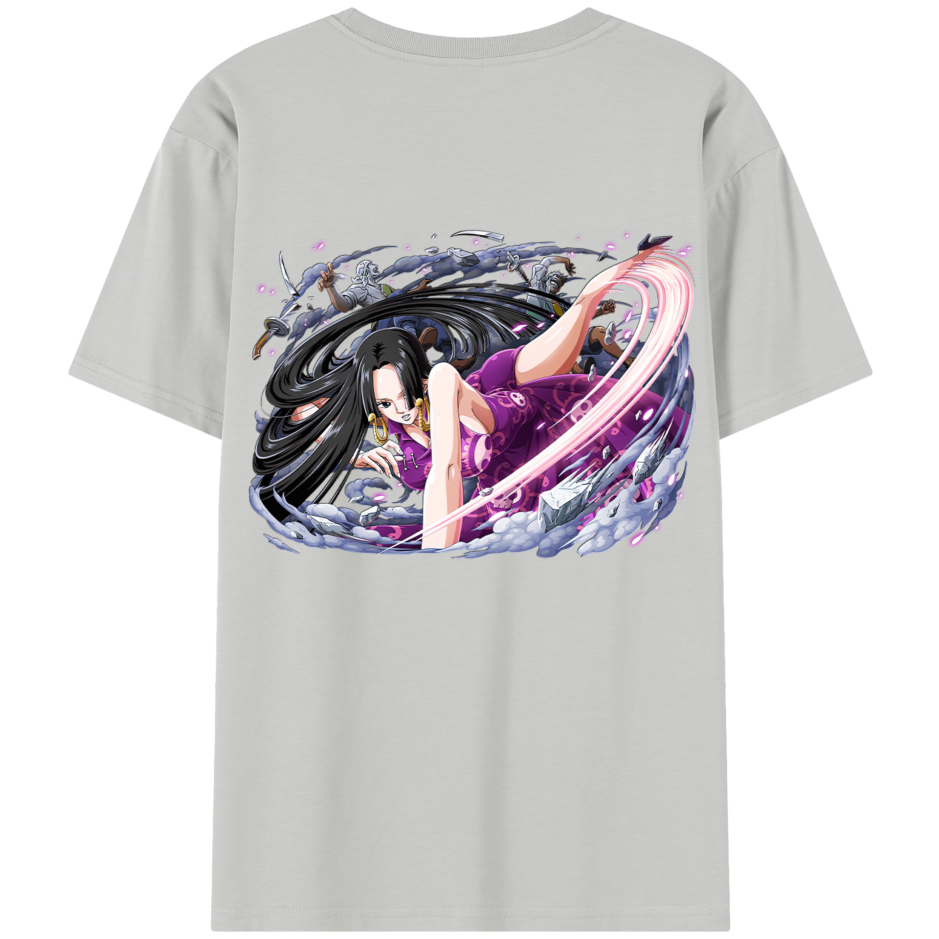 ワンピース ボア・ハンコック ONE PIECE Boa·Hancock 綿100％半袖Tシャツ（背面プリント）