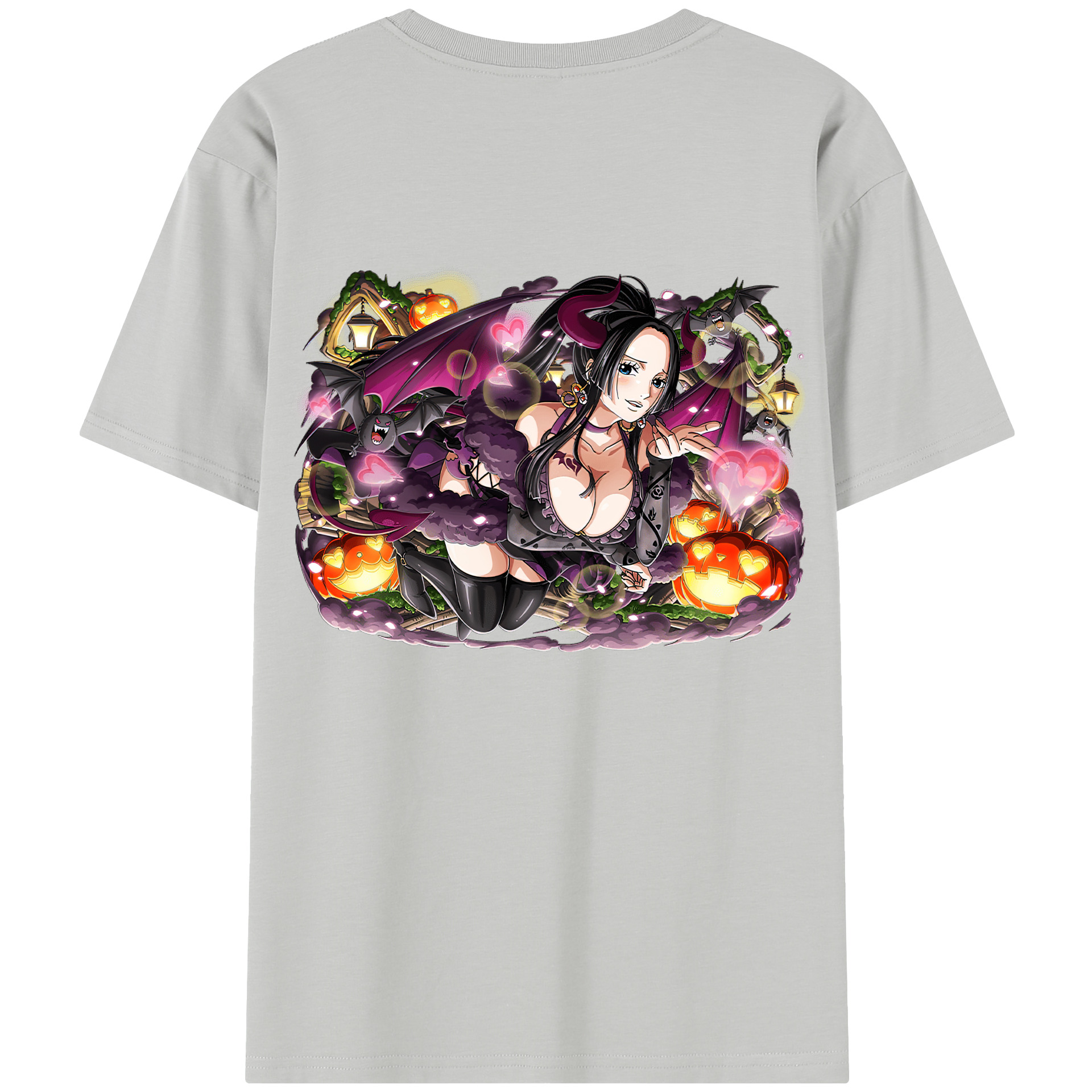 ワンピース ボア・ハンコック ONE PIECE Boa·Hancock 綿100％半袖Tシャツ（背面プリント）
