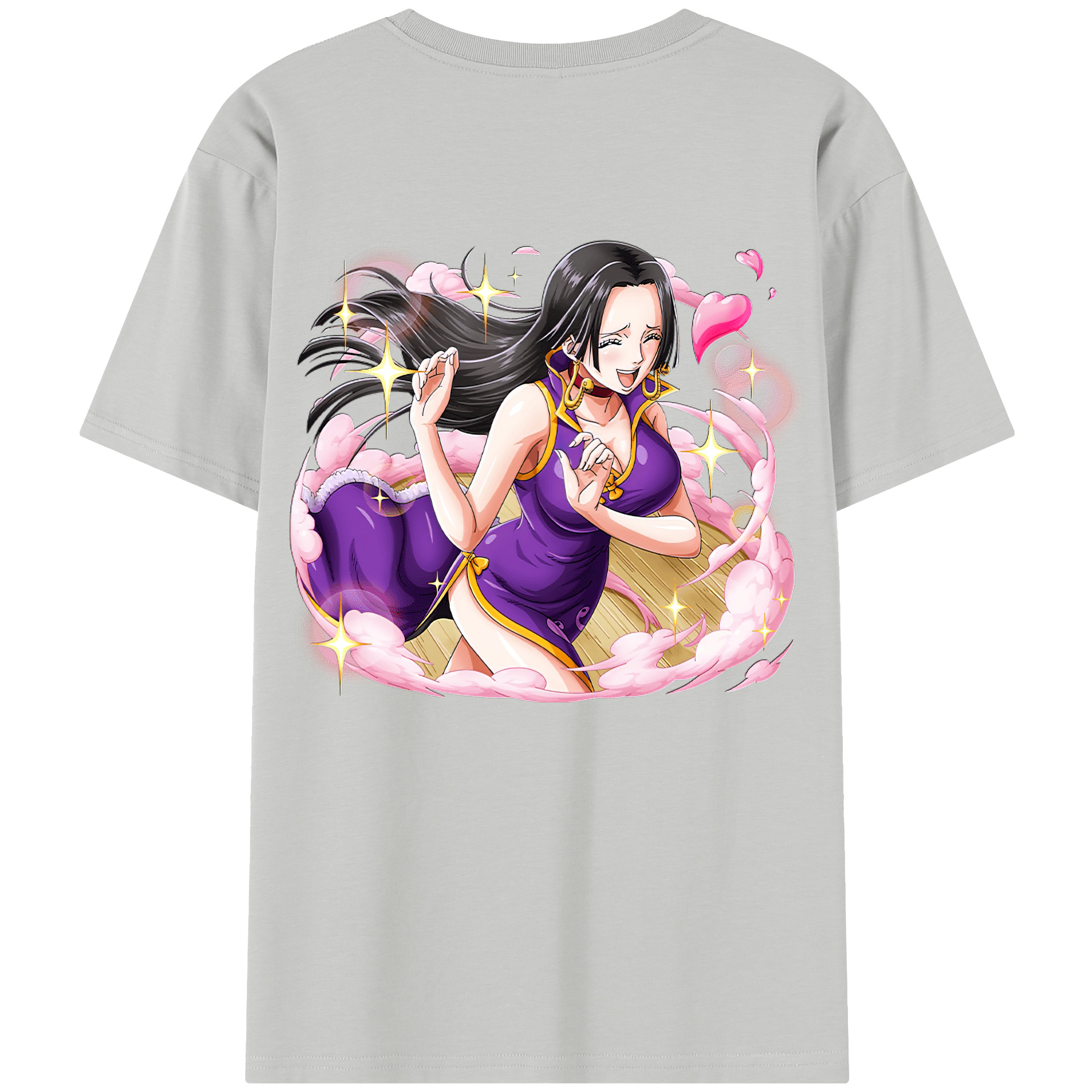 ワンピース ボア・ハンコック ONE PIECE Boa·Hancock 綿100％半袖Tシャツ（背面プリント）