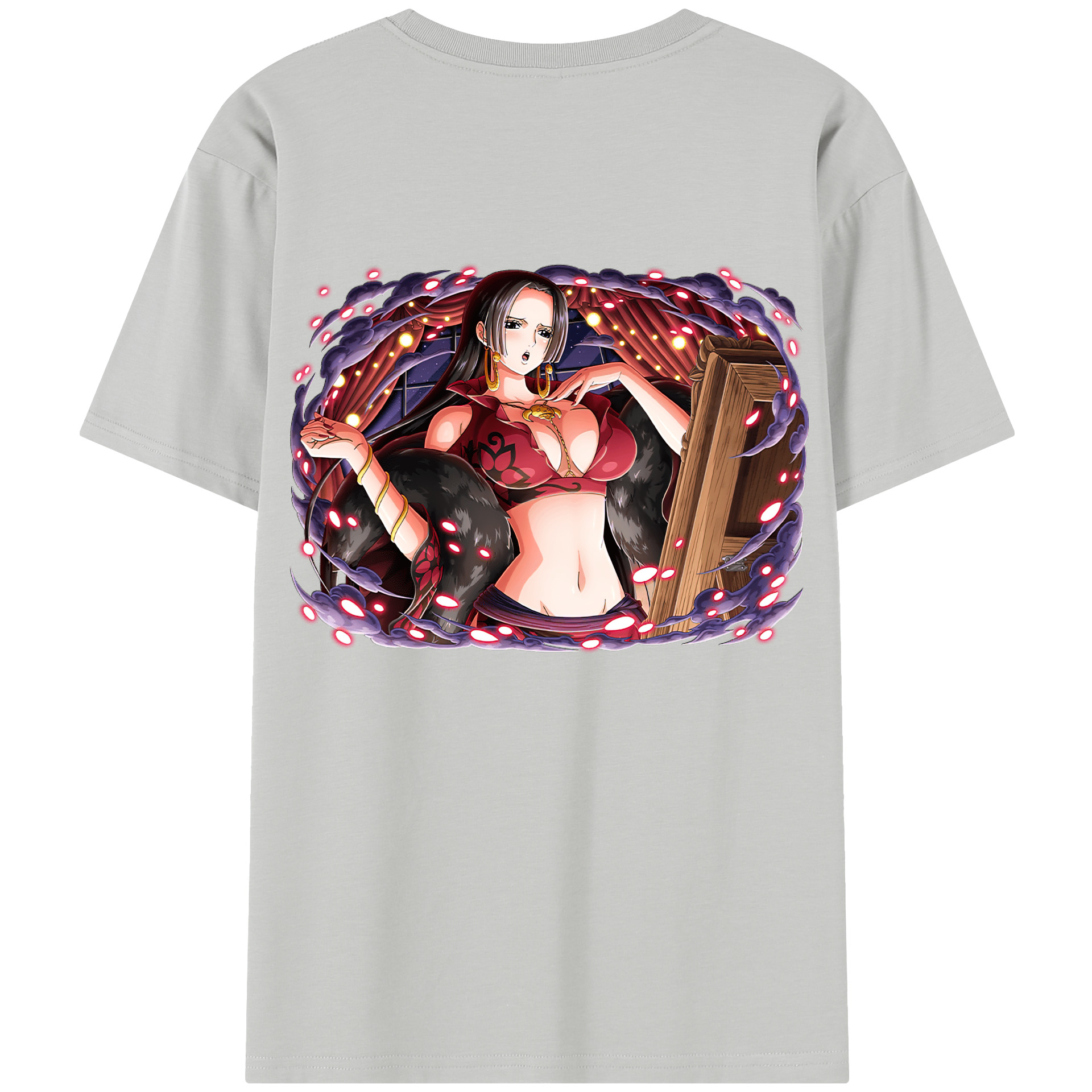 ワンピース ボア・ハンコック ONE PIECE Boa·Hancock 綿100％半袖Tシャツ（背面プリント）