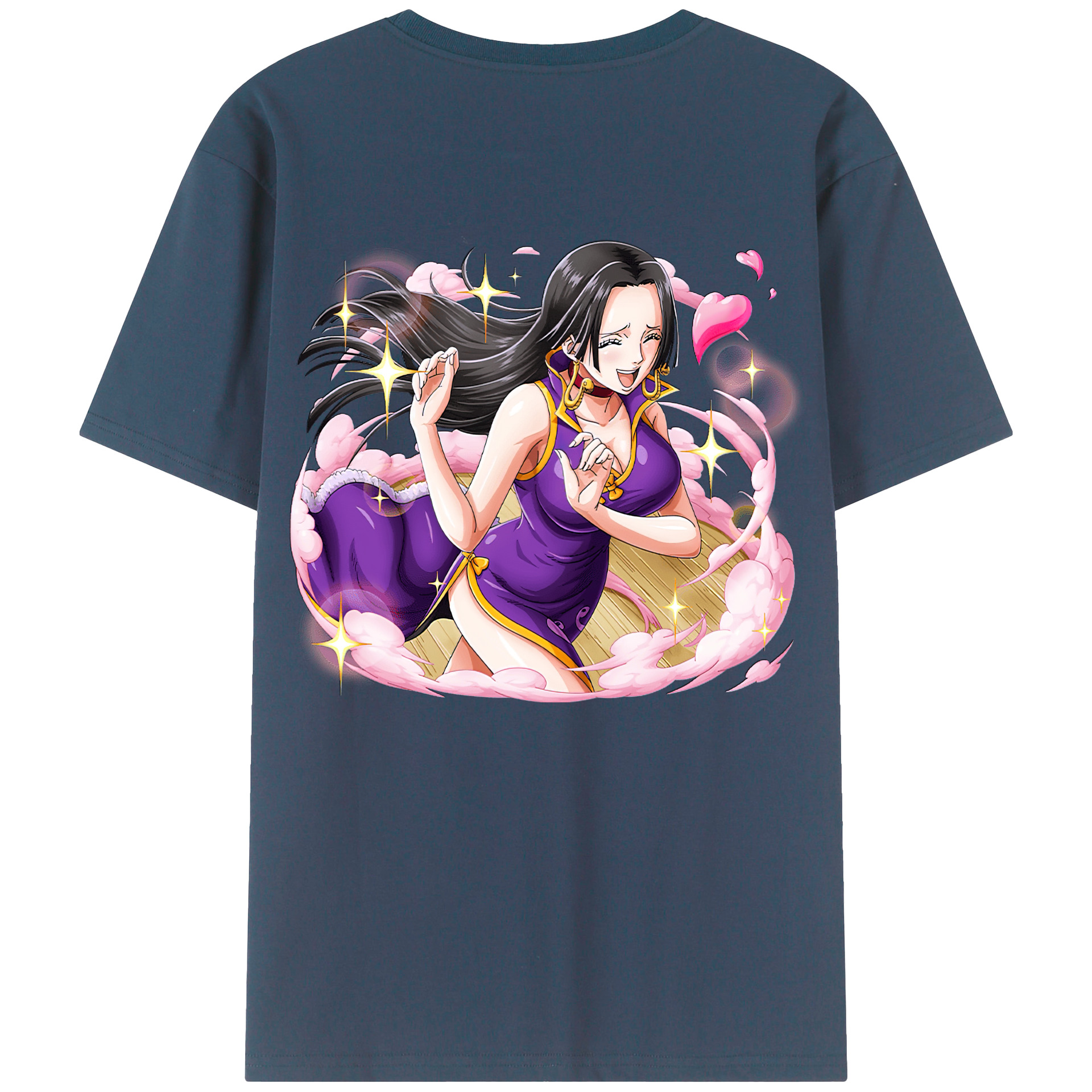 ワンピース ボア・ハンコック ONE PIECE Boa·Hancock 綿100％半袖Tシャツ（背面プリント）