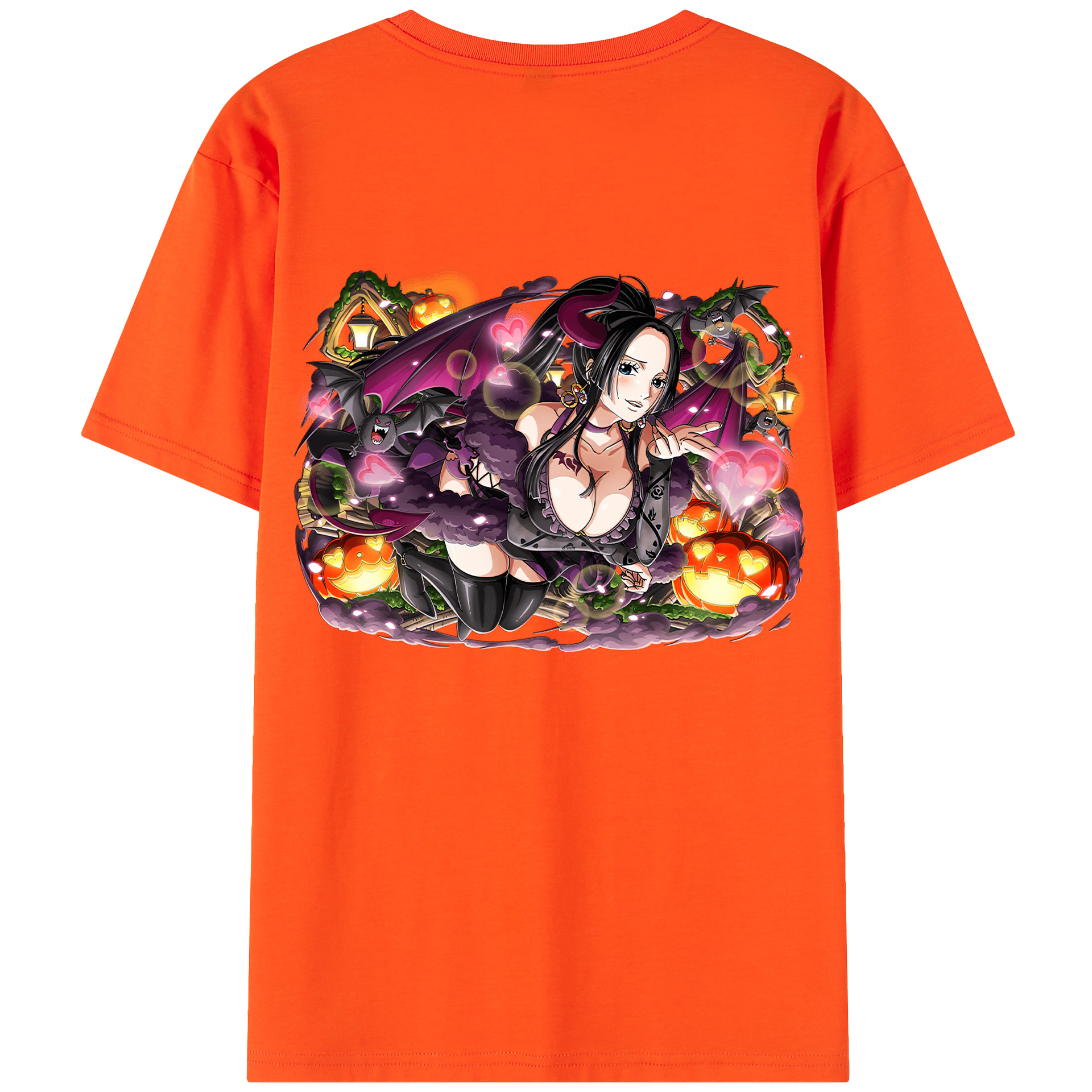 ワンピース ボア・ハンコック ONE PIECE Boa·Hancock 綿100％半袖Tシャツ（背面プリント）