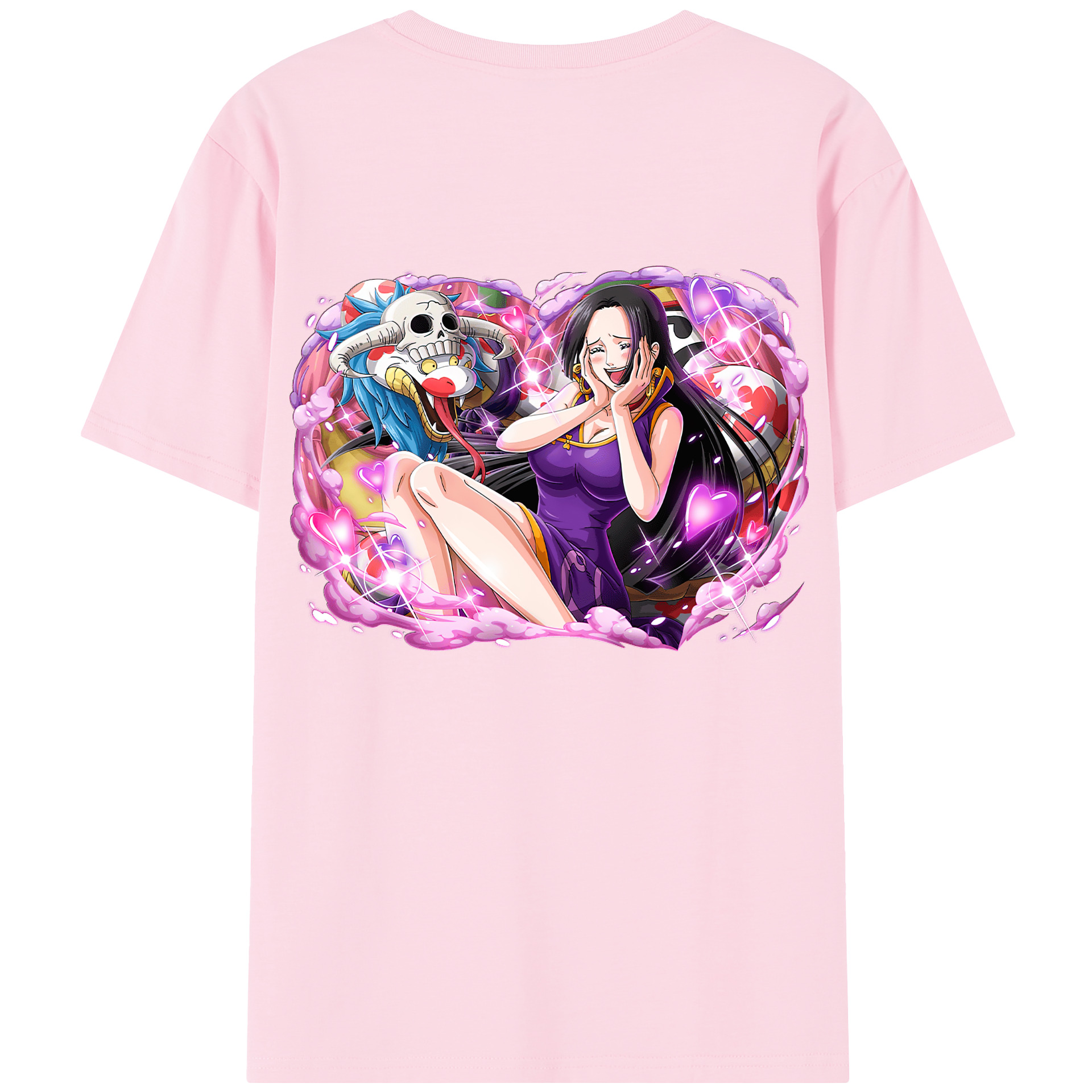 ワンピース ボア・ハンコック ONE PIECE Boa·Hancock 綿100％半袖Tシャツ（背面プリント）