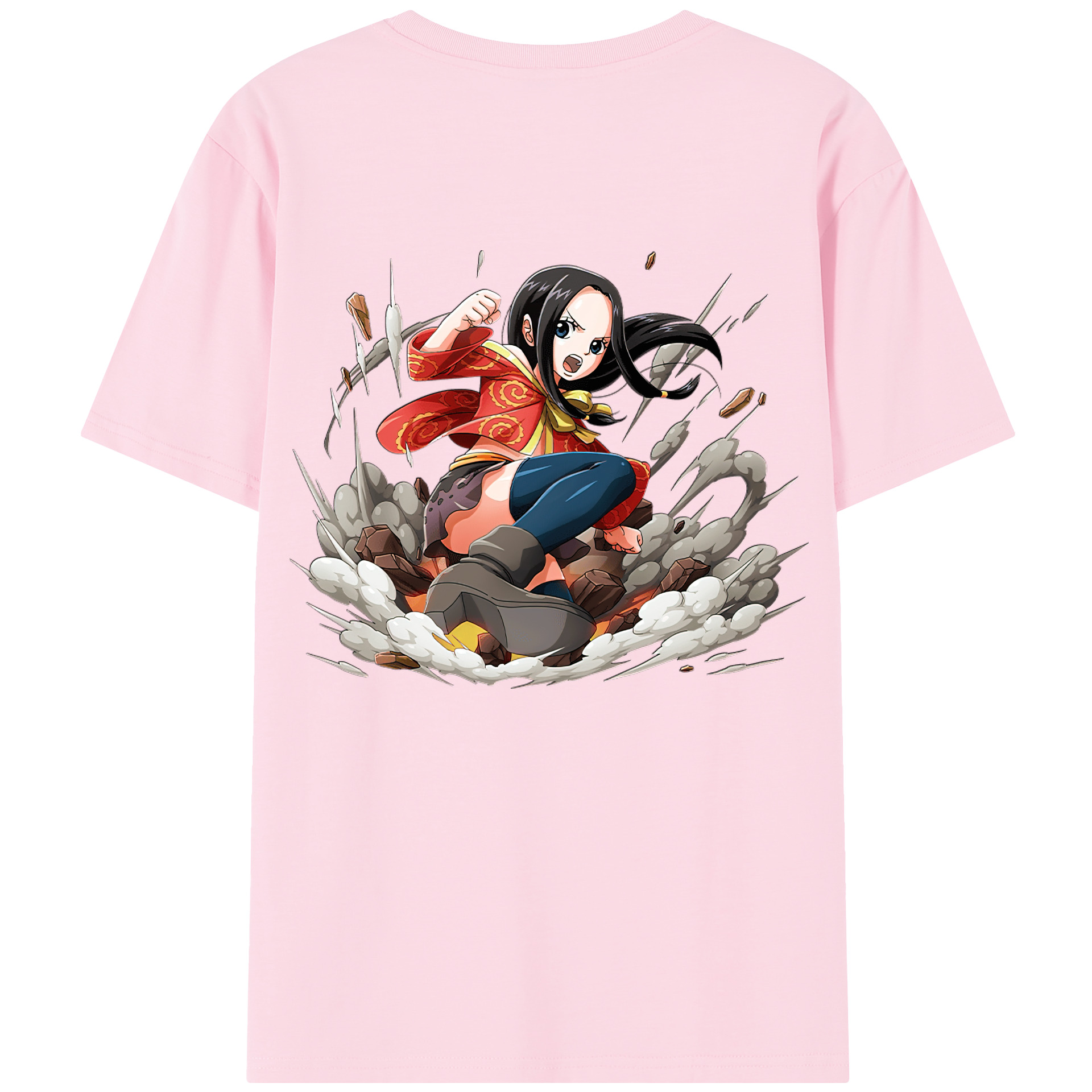 ワンピース ボア・ハンコック ONE PIECE Boa·Hancock 綿100％半袖Tシャツ（背面プリント）