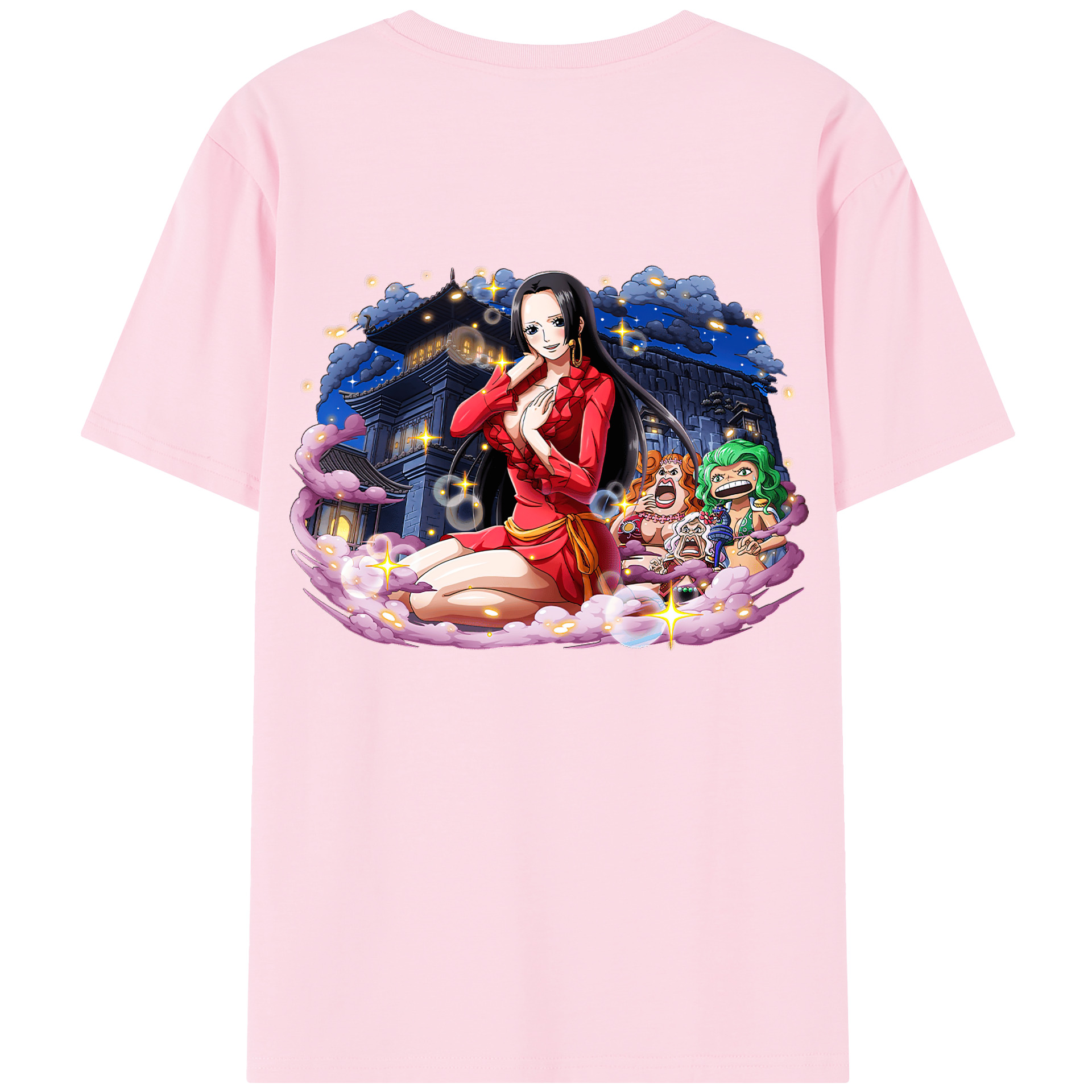 ワンピース ボア・ハンコック ONE PIECE Boa·Hancock 綿100％半袖Tシャツ（背面プリント）