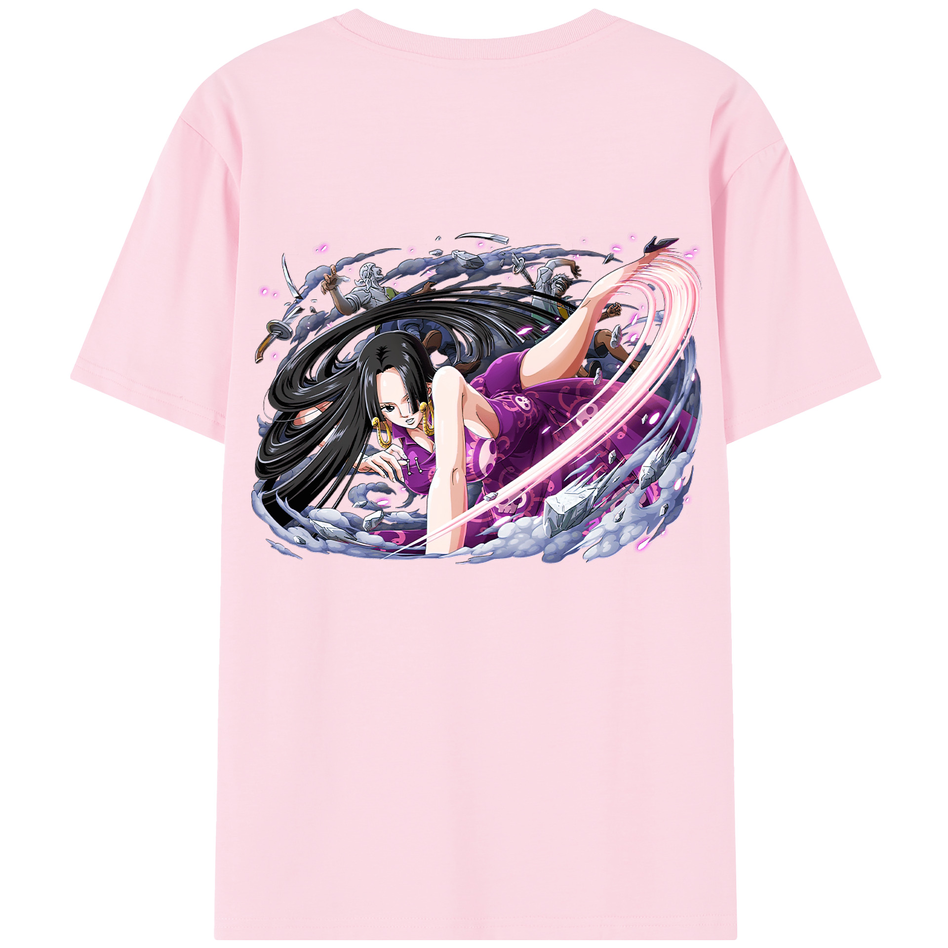 ワンピース ボア・ハンコック ONE PIECE Boa·Hancock 綿100％半袖Tシャツ（背面プリント）