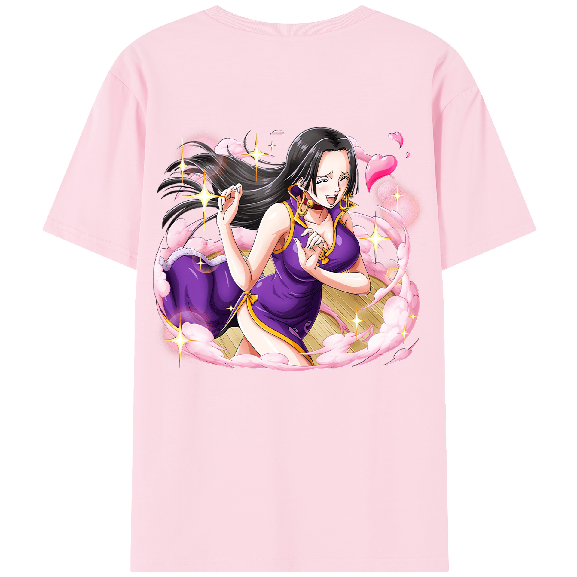 ワンピース ボア・ハンコック ONE PIECE Boa·Hancock 綿100％半袖Tシャツ（背面プリント）