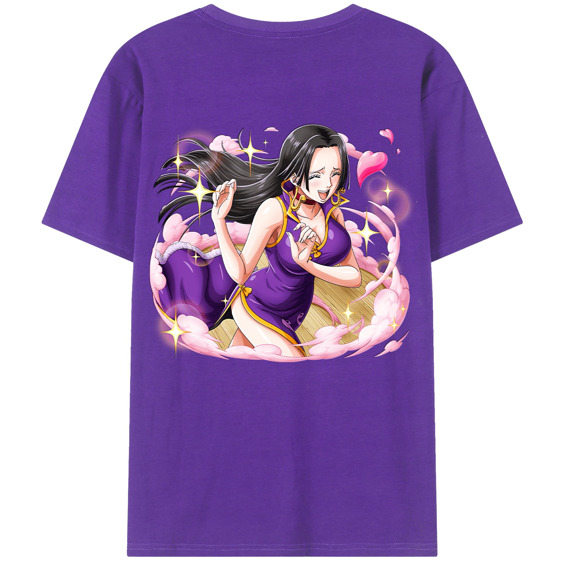 ワンピース ボア・ハンコック ONE PIECE Boa·Hancock 綿100％半袖Tシャツ（背面プリント）