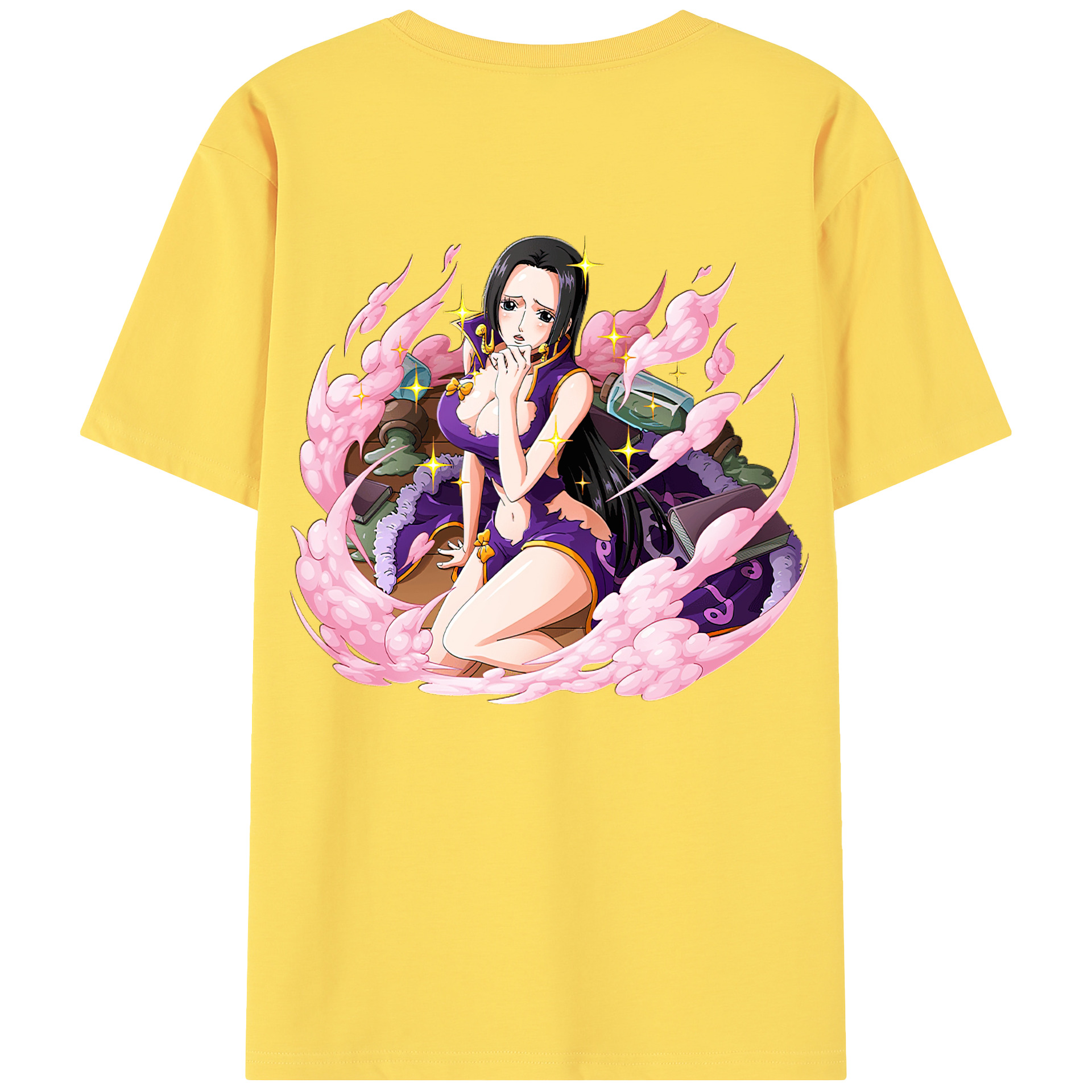 ワンピース ボア・ハンコック ONE PIECE Boa·Hancock 綿100％半袖Tシャツ（背面プリント）