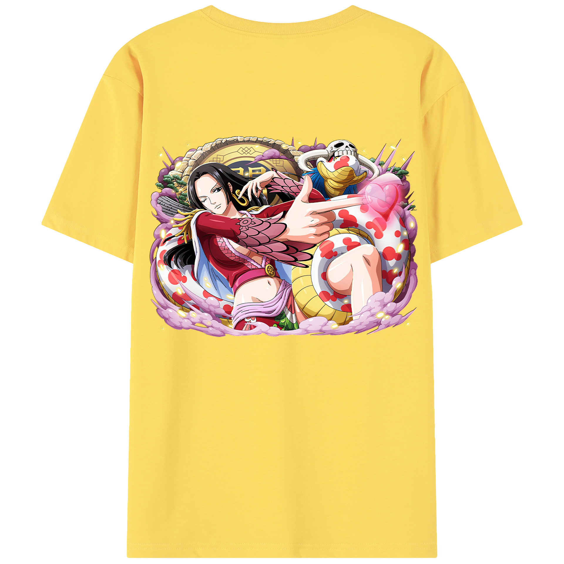 ワンピース ボア・ハンコック ONE PIECE Boa·Hancock 綿100％半袖Tシャツ（背面プリント）