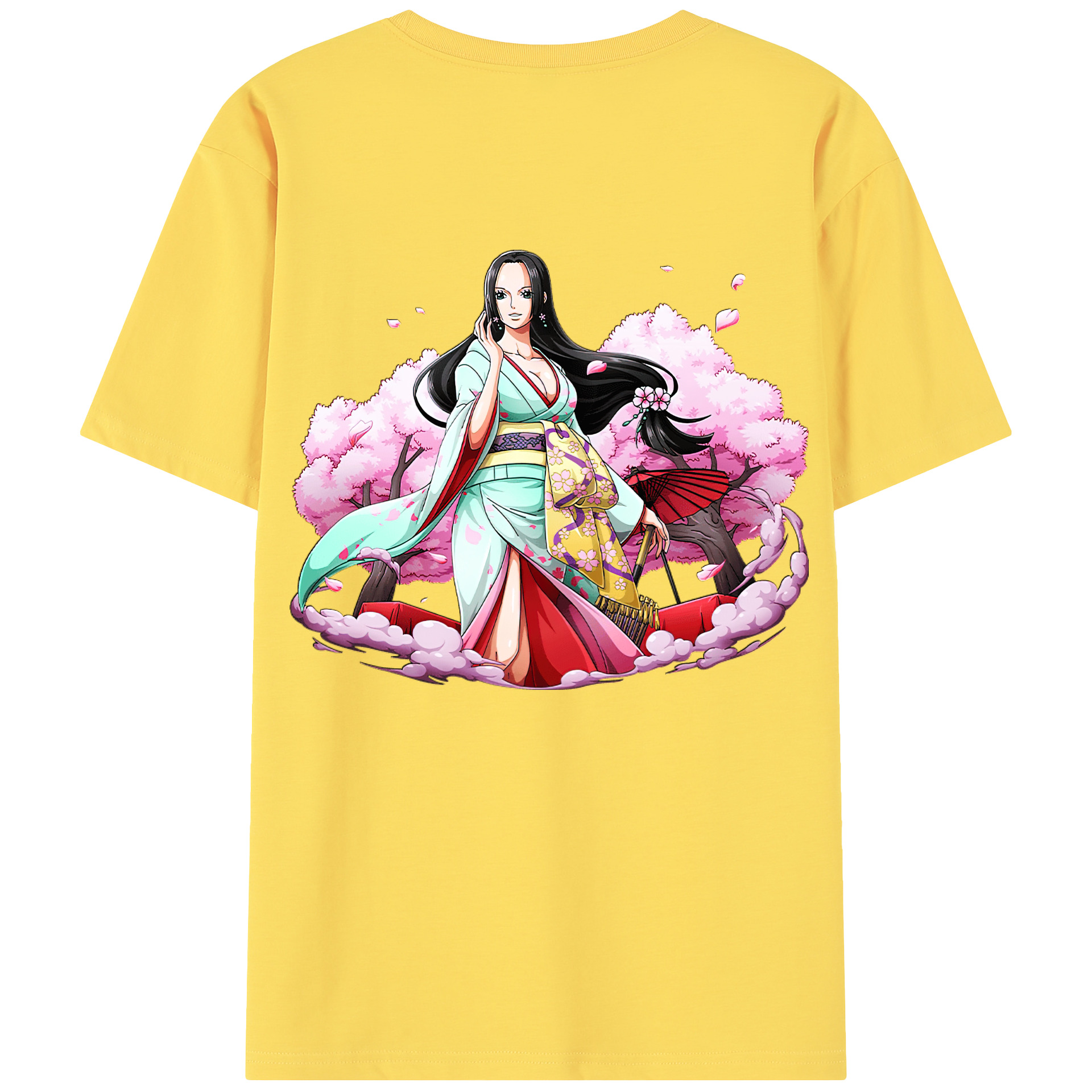 ワンピース ボア・ハンコック ONE PIECE Boa·Hancock 綿100％半袖Tシャツ（背面プリント）