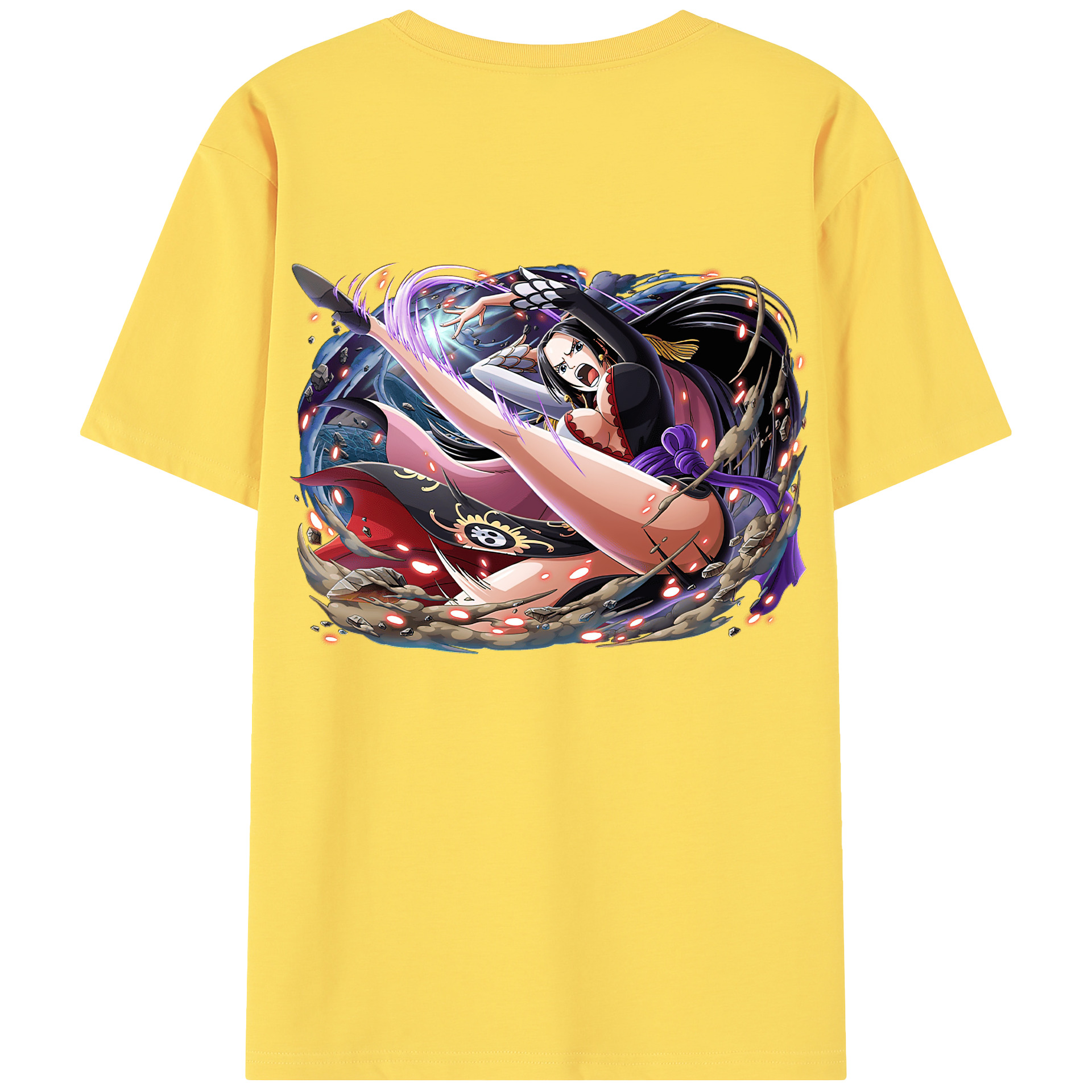 ワンピース ボア・ハンコック ONE PIECE Boa·Hancock 綿100％半袖Tシャツ（背面プリント）