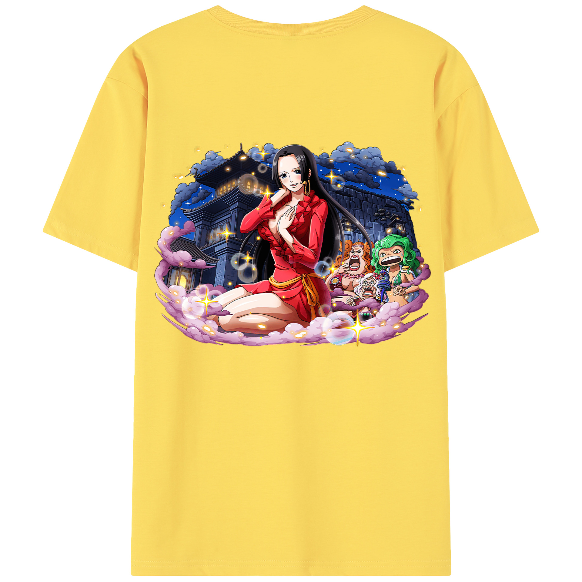 ワンピース ボア・ハンコック ONE PIECE Boa·Hancock 綿100％半袖Tシャツ（背面プリント）