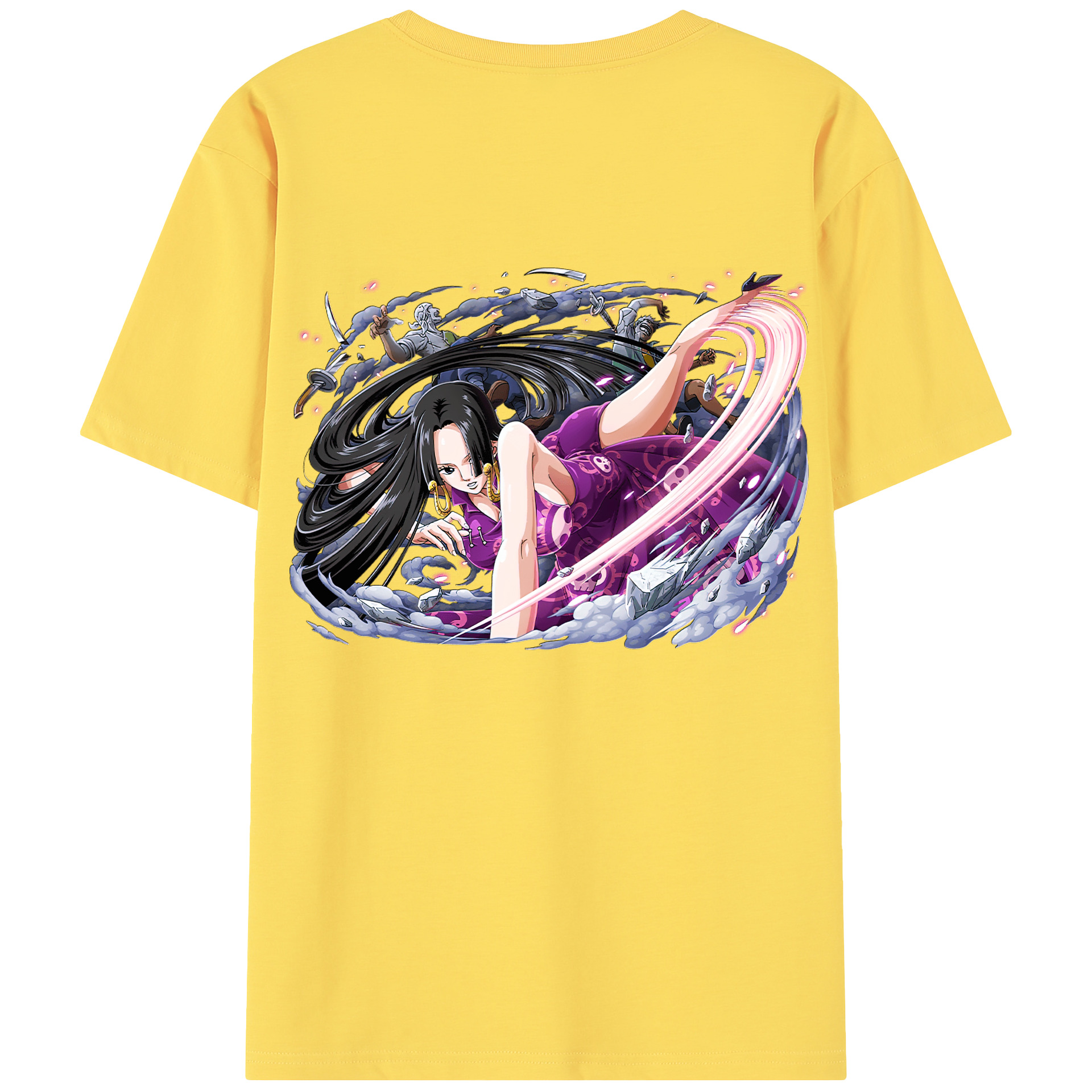 ワンピース ボア・ハンコック ONE PIECE Boa·Hancock 綿100％半袖Tシャツ（背面プリント）