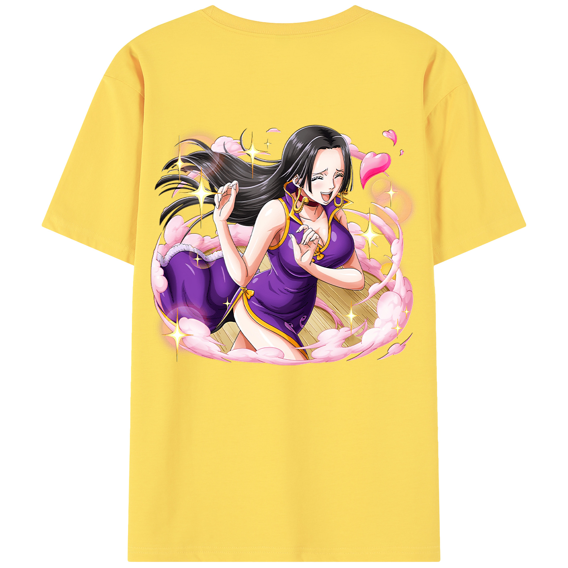 ワンピース ボア・ハンコック ONE PIECE Boa·Hancock 綿100％半袖Tシャツ（背面プリント）