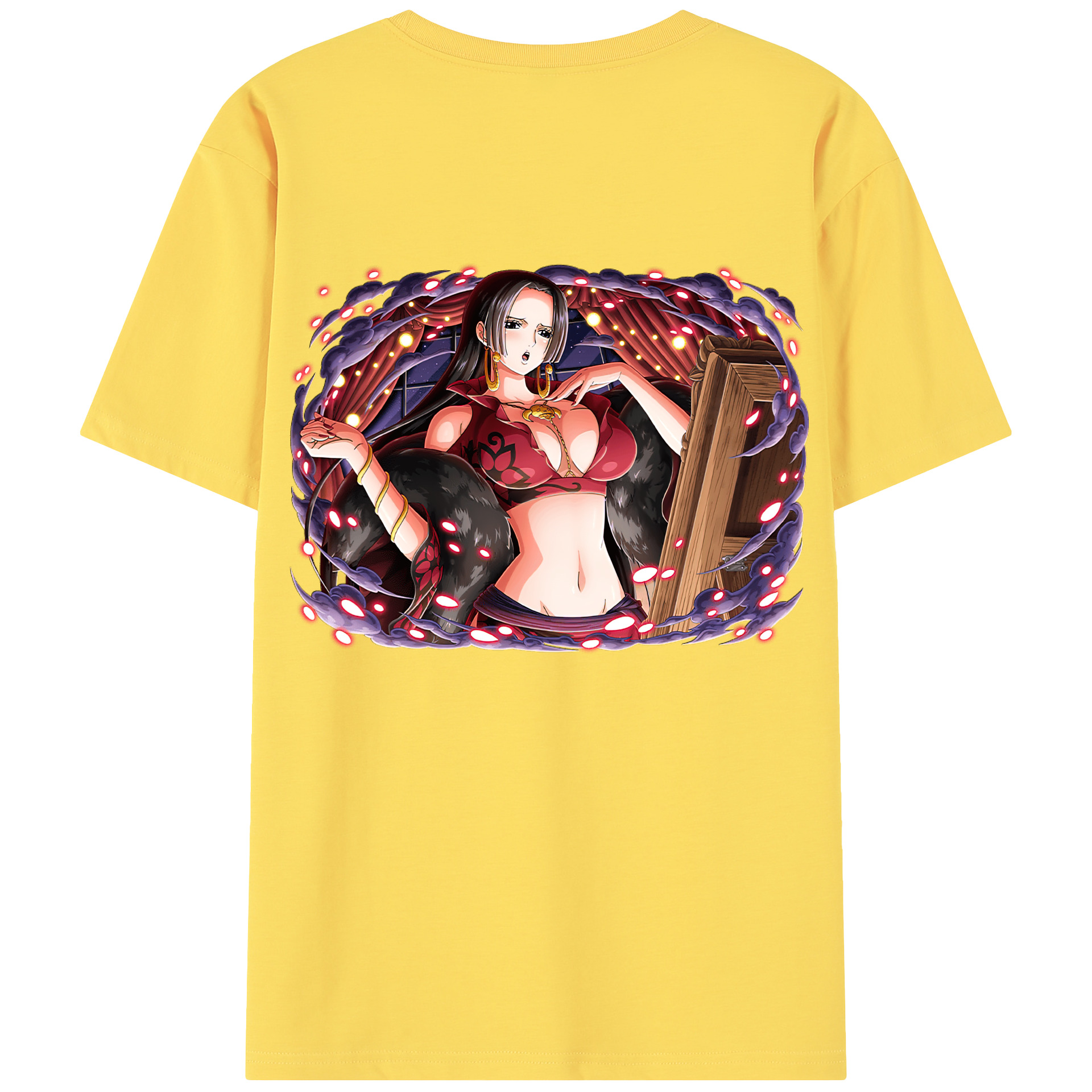 ワンピース ボア・ハンコック ONE PIECE Boa·Hancock 綿100％半袖Tシャツ（背面プリント）