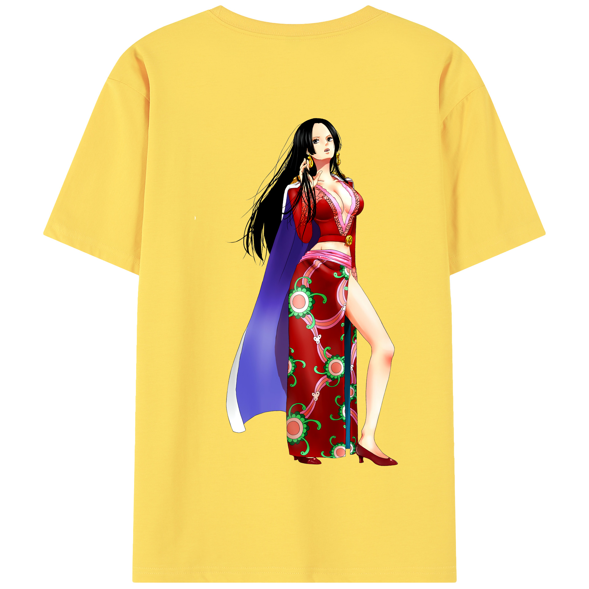 ワンピース ボア・ハンコック ONE PIECE Boa·Hancock 綿100％半袖Tシャツ（背面プリント）