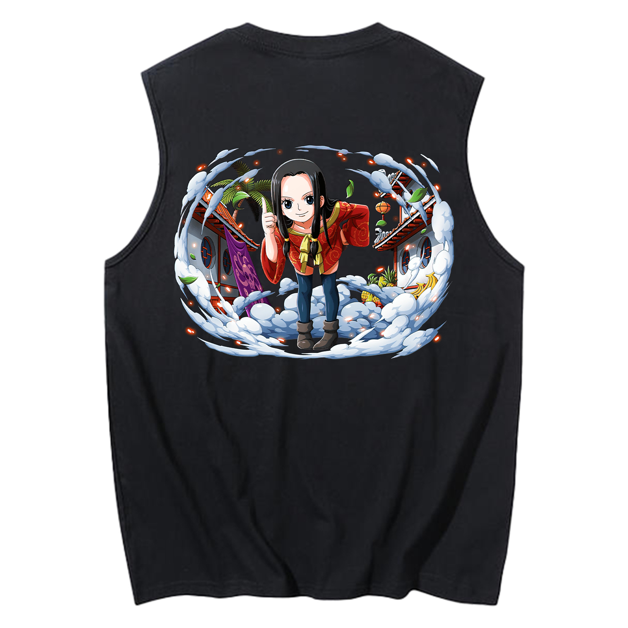 ワンピース ボア・ハンコック ONE PIECE Boa·Hancock コットン100％タンクトップ（背面プリント）