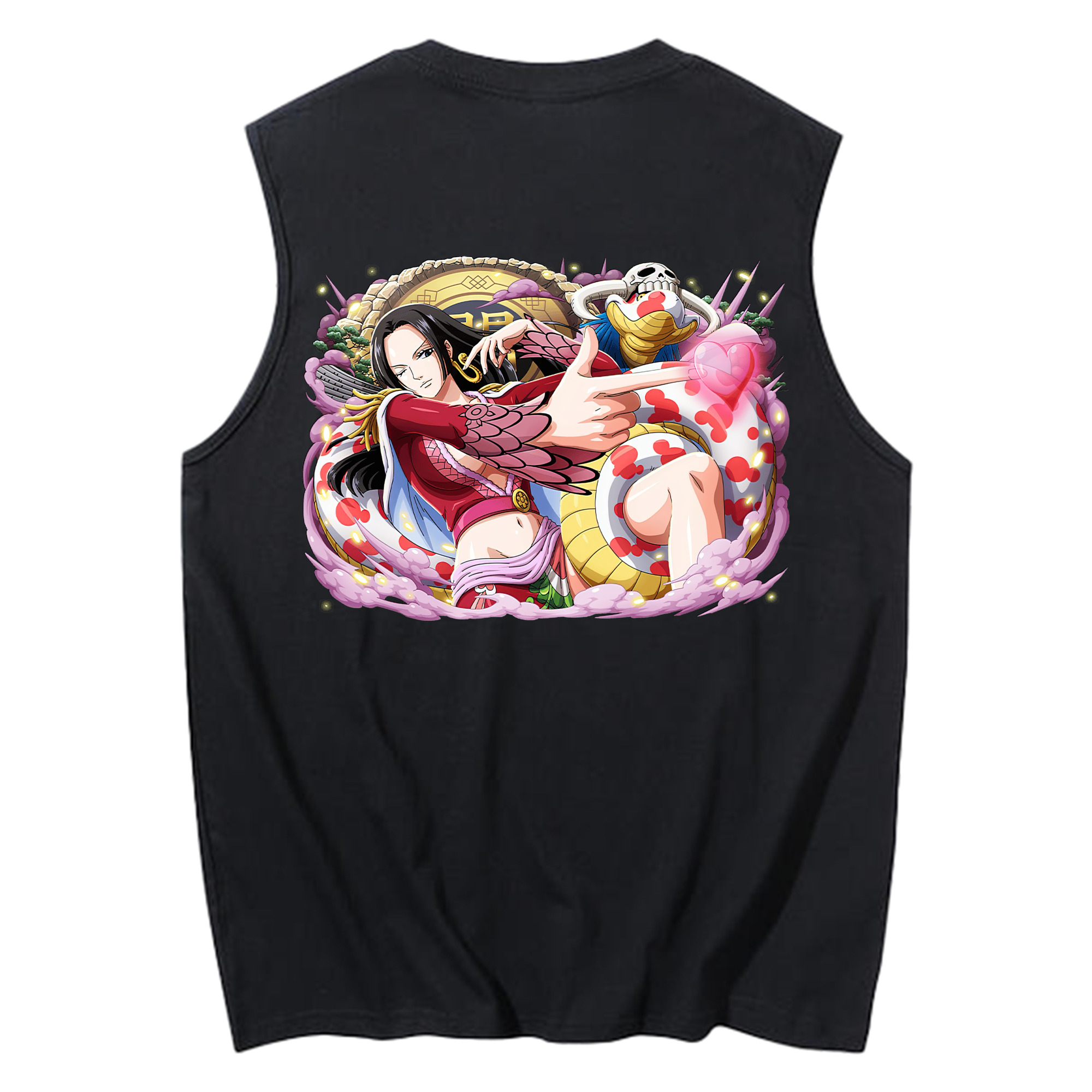 ワンピース ボア・ハンコック ONE PIECE Boa·Hancock コットン100％タンクトップ（背面プリント）