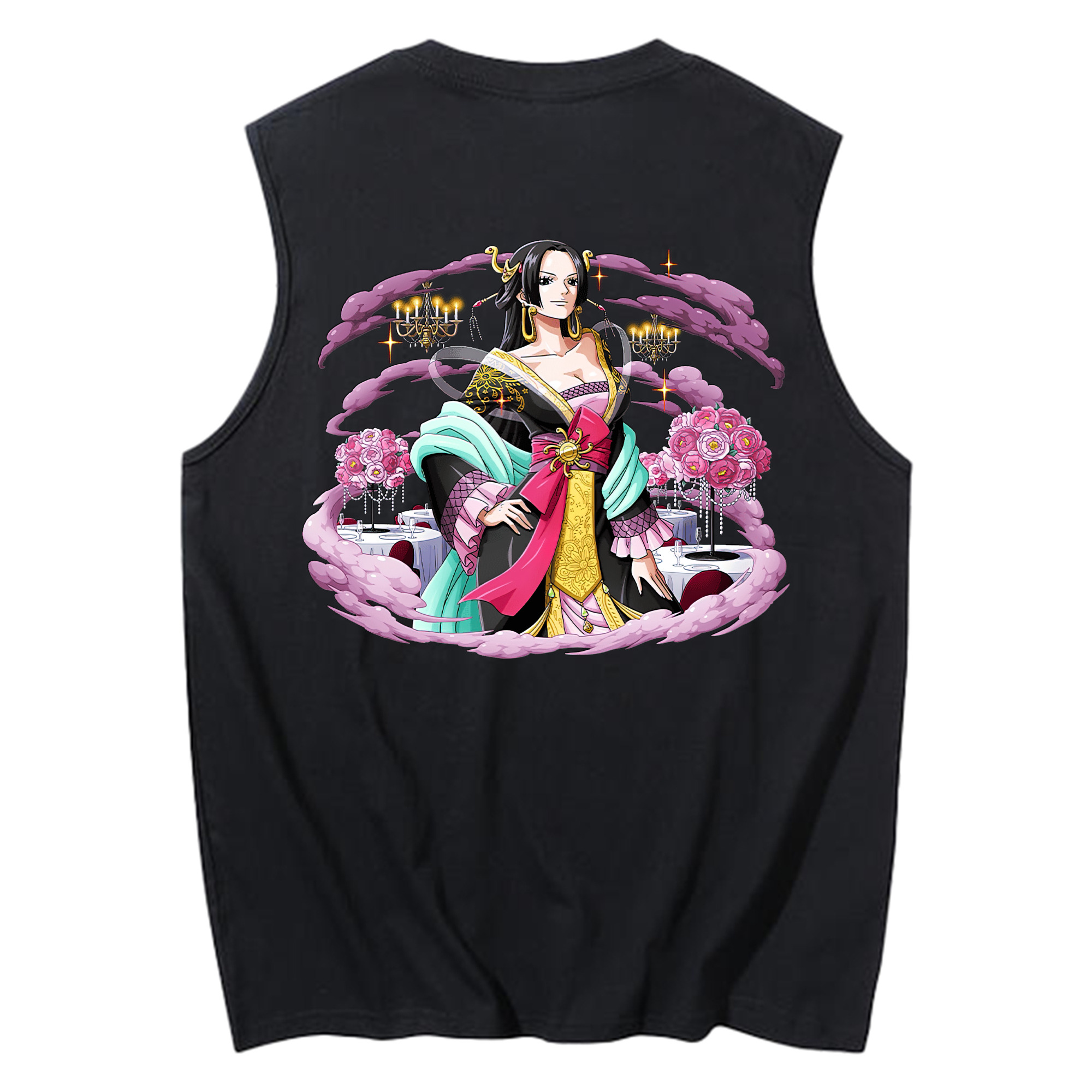 ワンピース ボア・ハンコック ONE PIECE Boa·Hancock コットン100％タンクトップ（背面プリント）