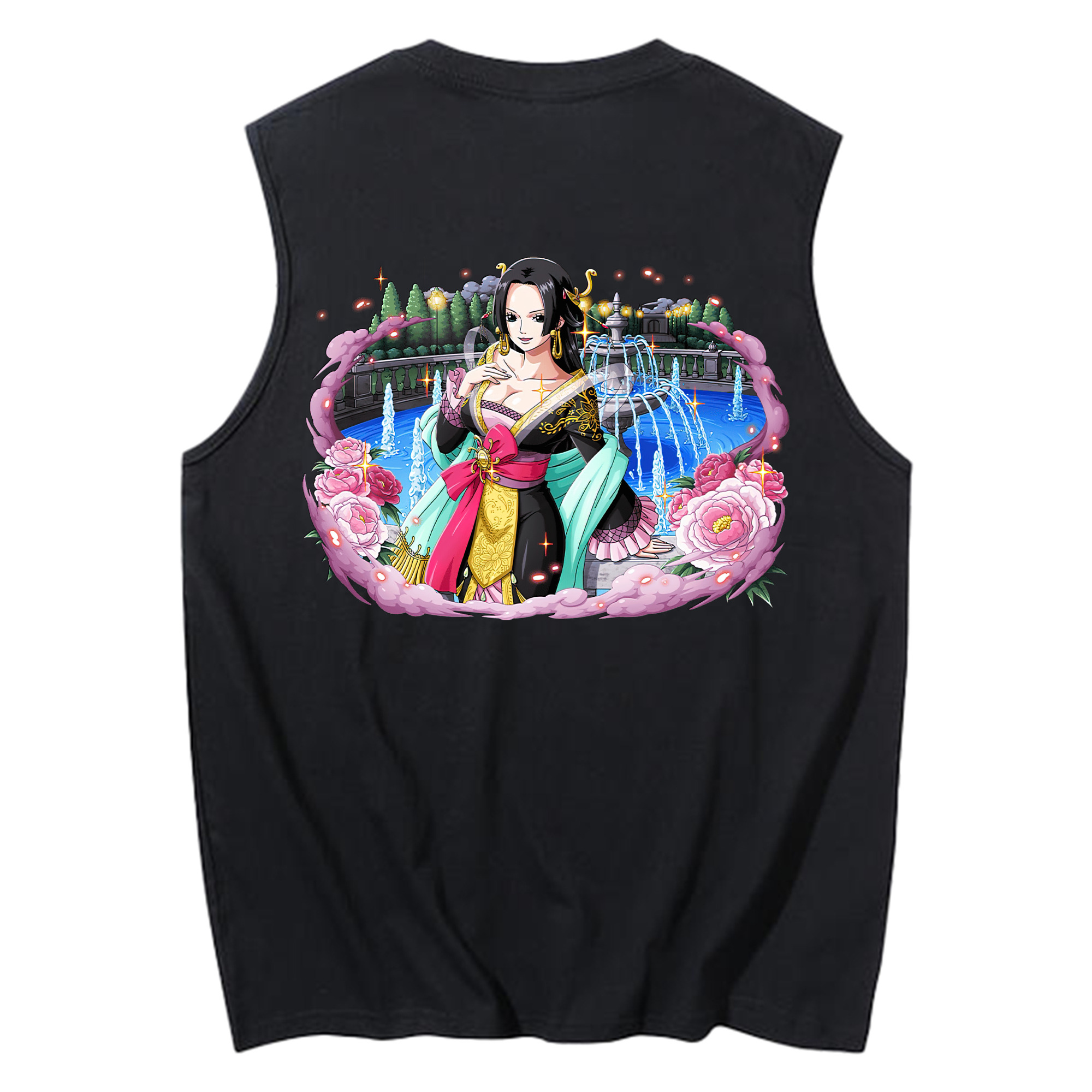 ワンピース ボア・ハンコック ONE PIECE Boa·Hancock コットン100％タンクトップ（背面プリント）