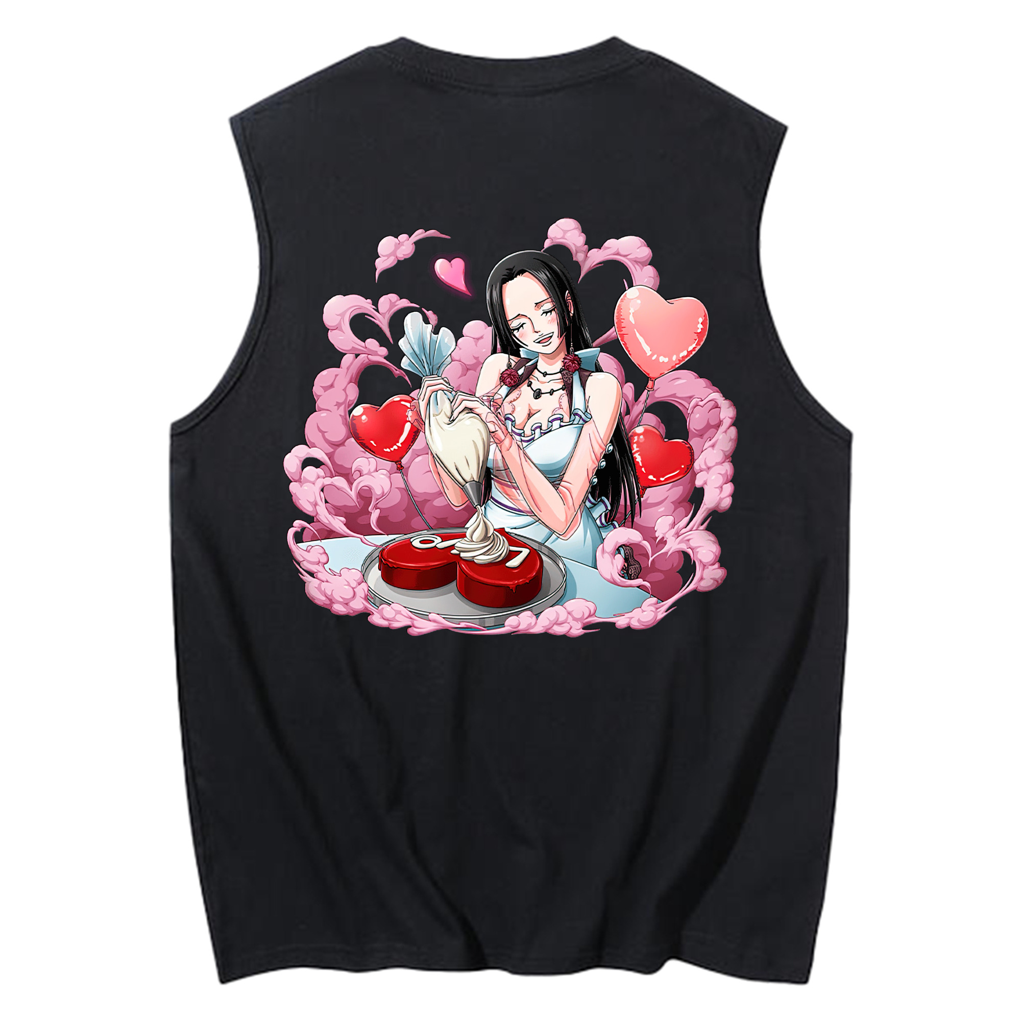ワンピース ボア・ハンコック ONE PIECE Boa·Hancock コットン100％タンクトップ（背面プリント）