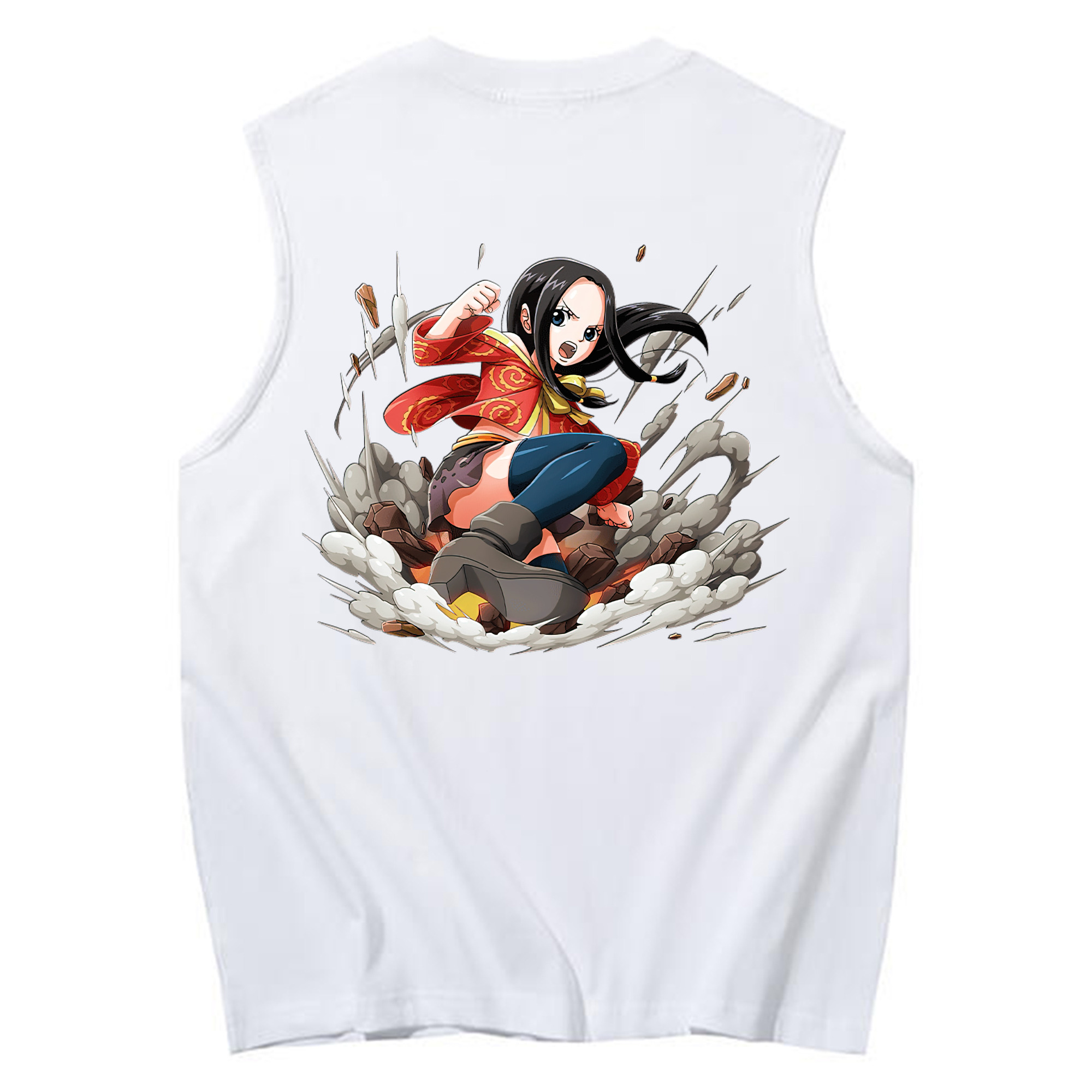 ワンピース ボア・ハンコック ONE PIECE Boa·Hancock コットン100％タンクトップ（背面プリント）