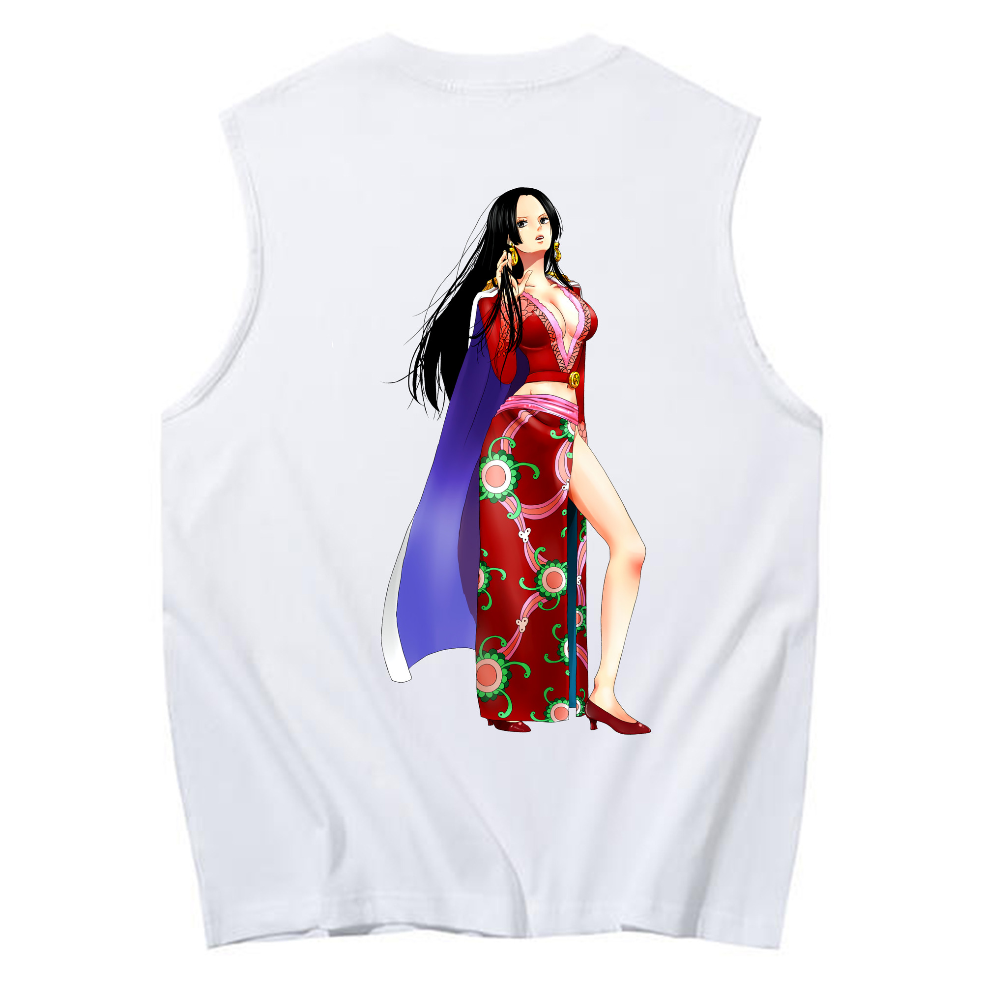 ワンピース ボア・ハンコック ONE PIECE Boa·Hancock コットン100％タンクトップ（背面プリント）