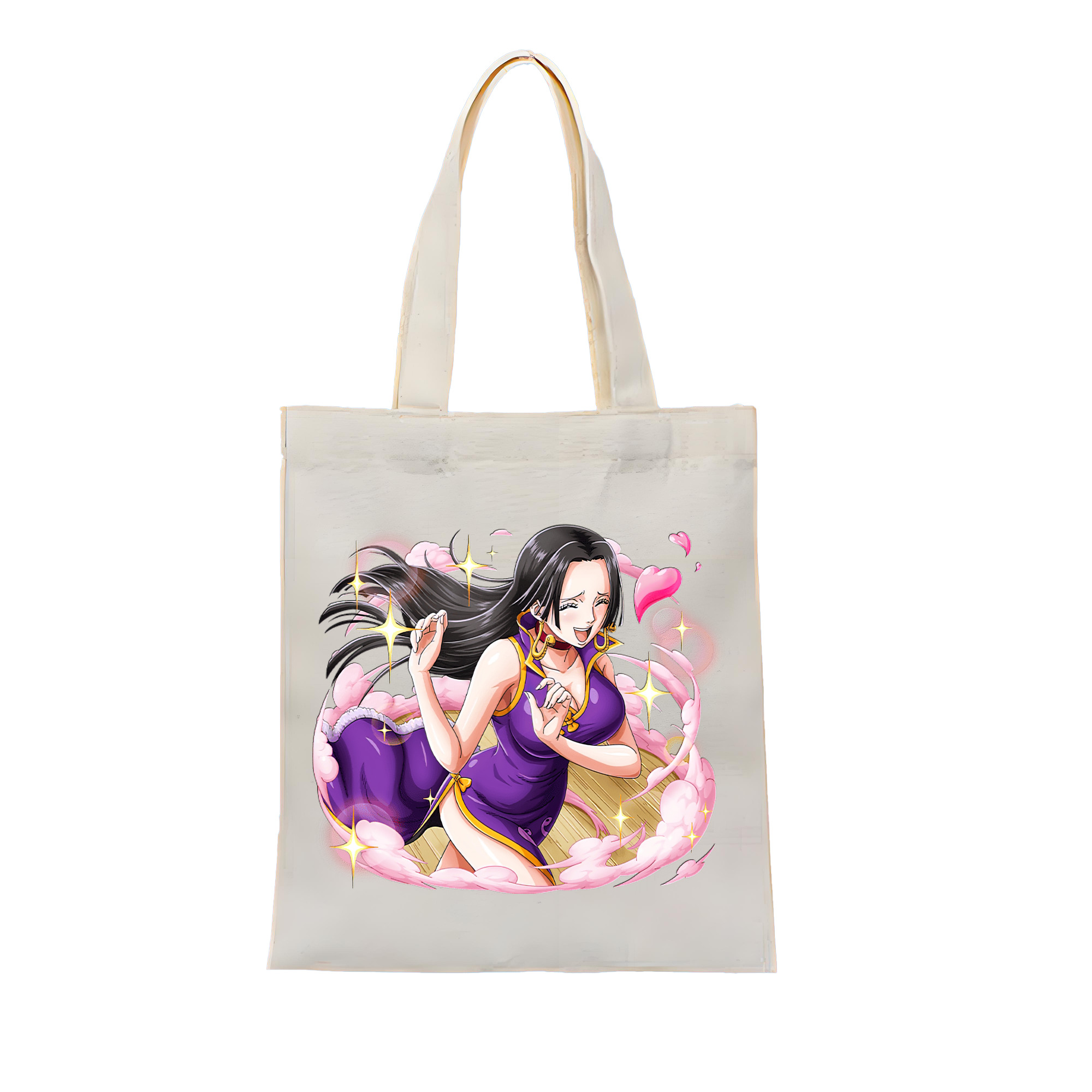 ワンピース ボア・ハンコック ONE PIECE Boa·Hancock 縦型キャンバス生地手提げバッグ　トートバッグ